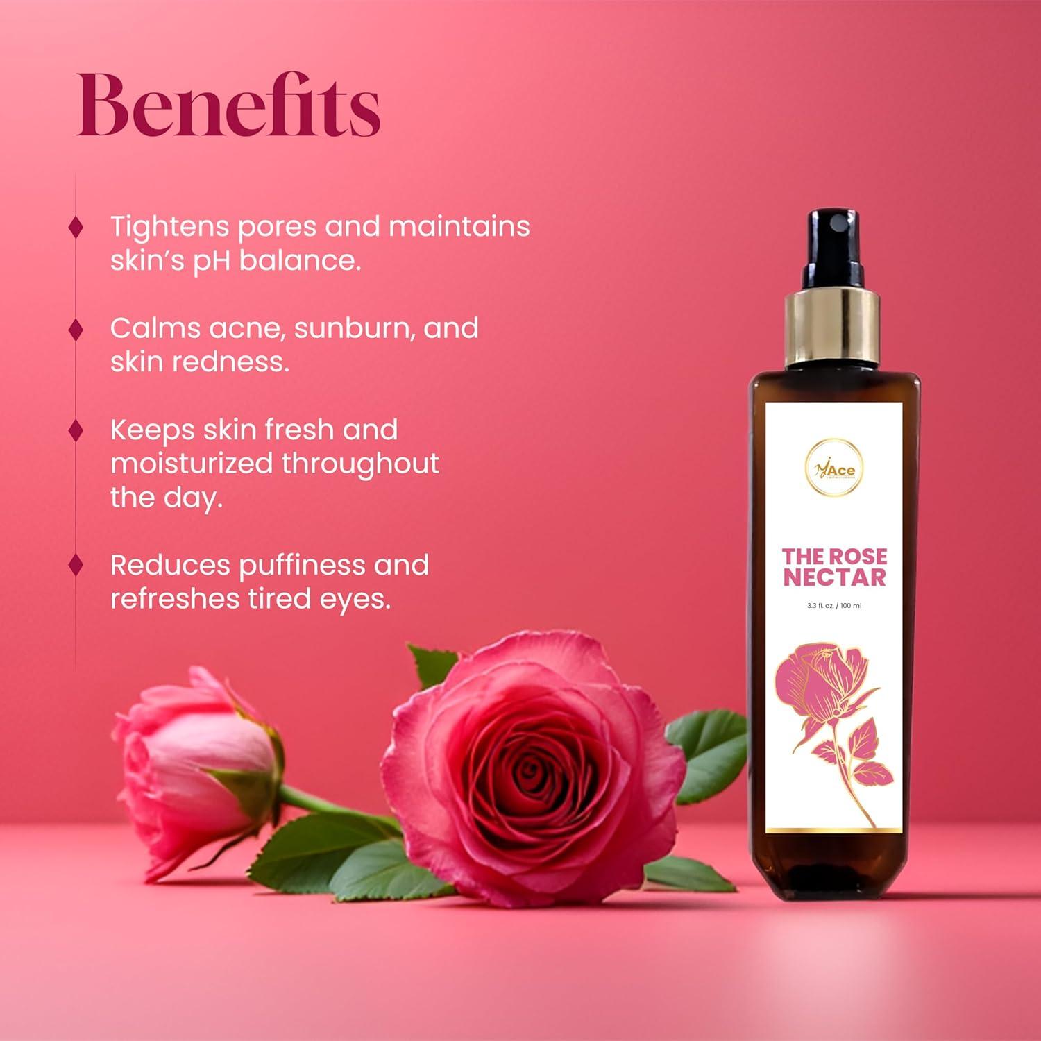 Rocío de Nectar de Rosa Vaishnavi 100 ml - Hidratante Facial