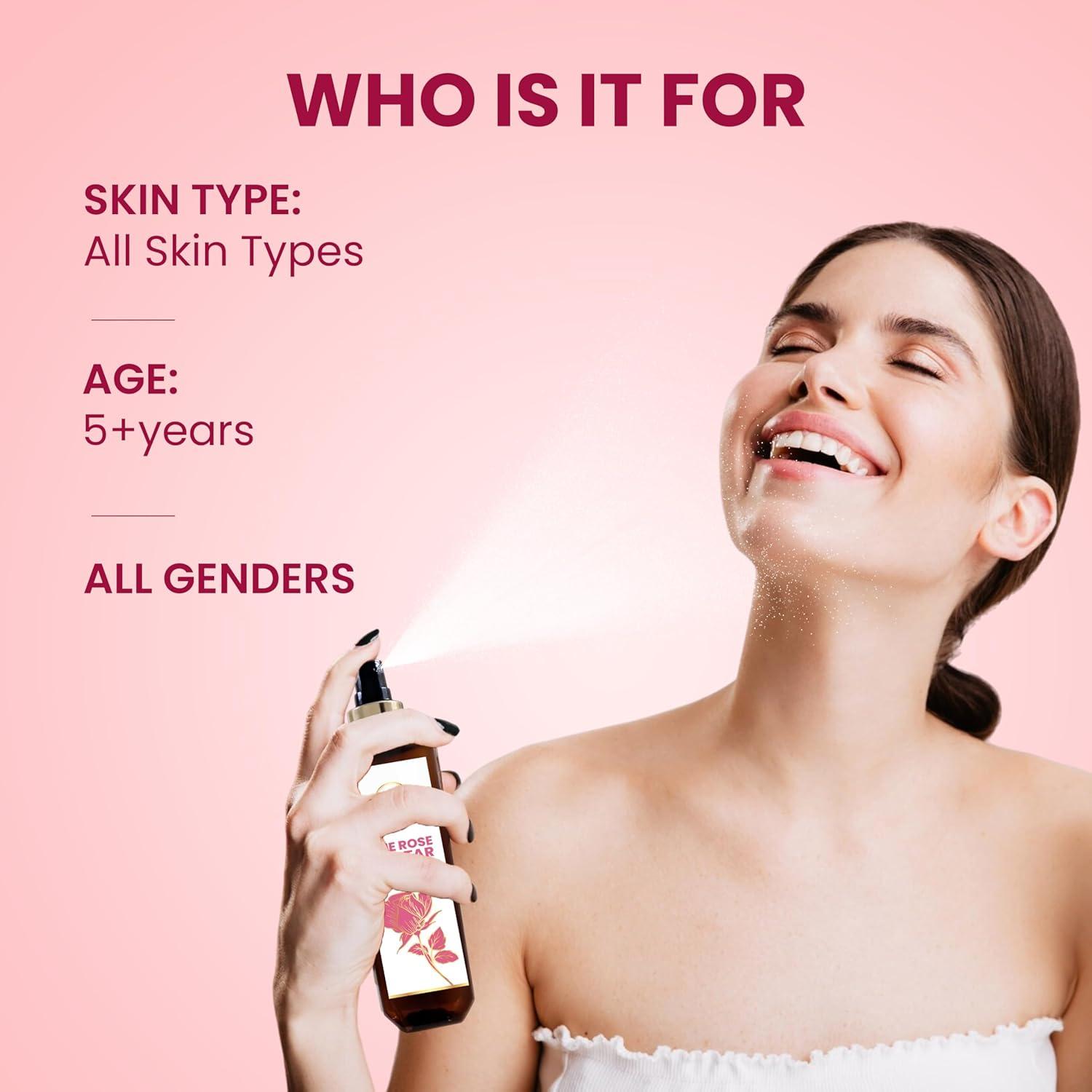 Rocío de Nectar de Rosa Vaishnavi 100 ml - Hidratante Facial