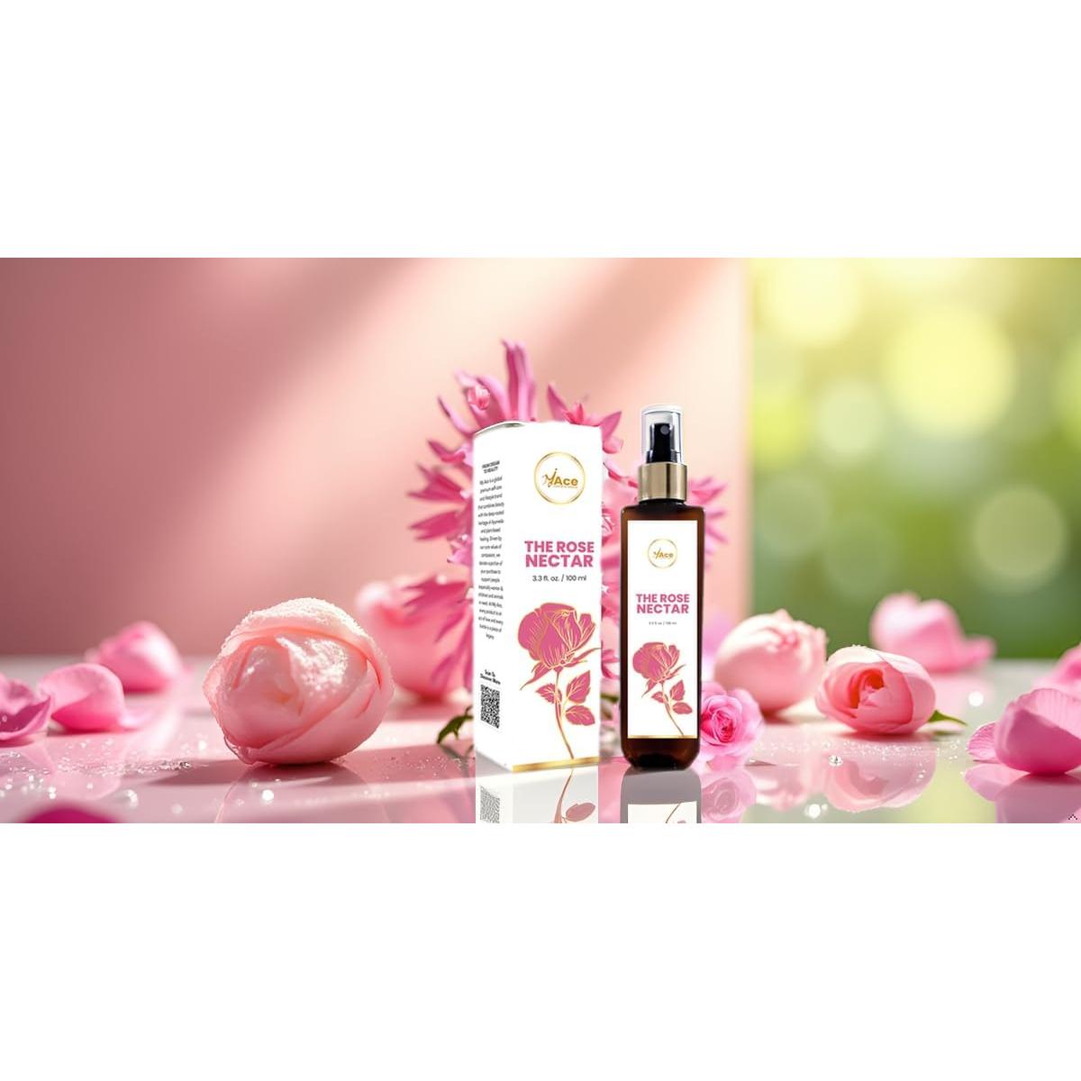 Rocío de Nectar de Rosa Vaishnavi 100 ml - Hidratante Facial