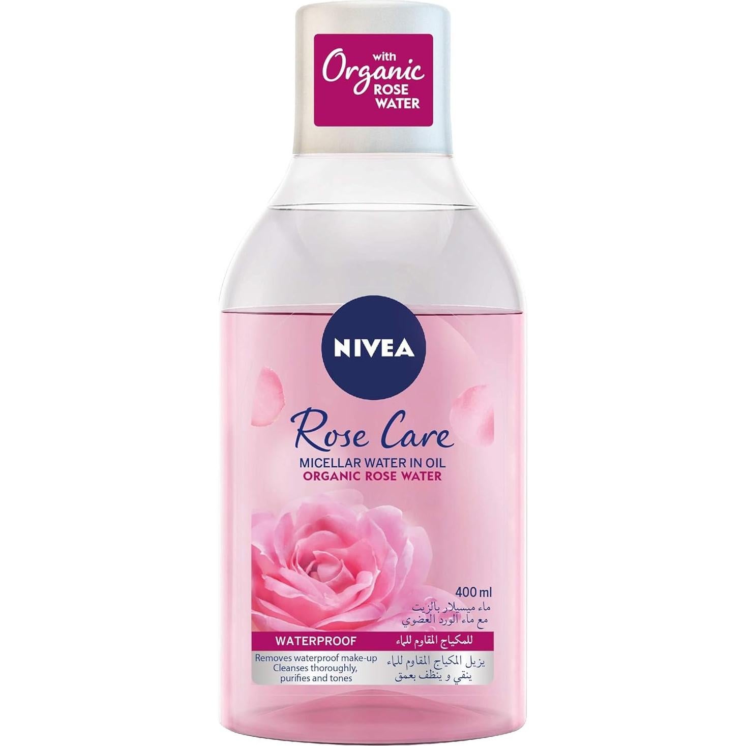 Agua Micelar Limpiadora NIVEA Rosa 400ml Piel Respira