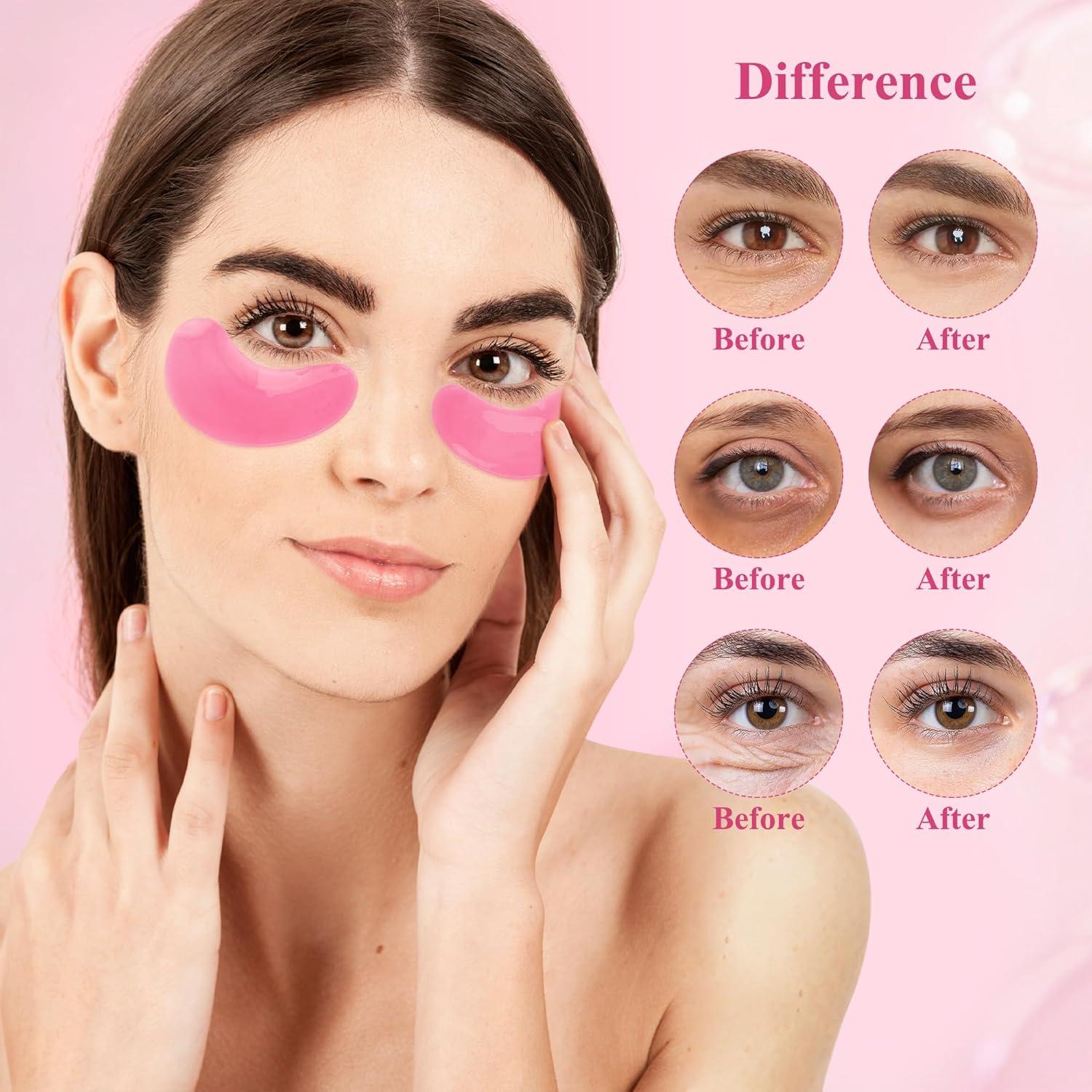 Parche para Ojos Taimand Rosa - 30 Pares con Colágeno