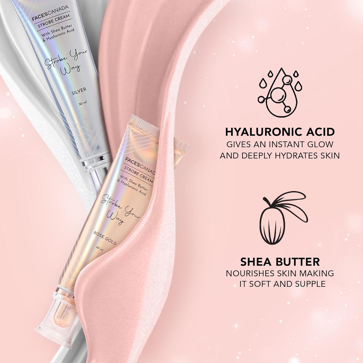 Crema Iluminadora Faces Canada Oro Rosa 30ml - Hidratante