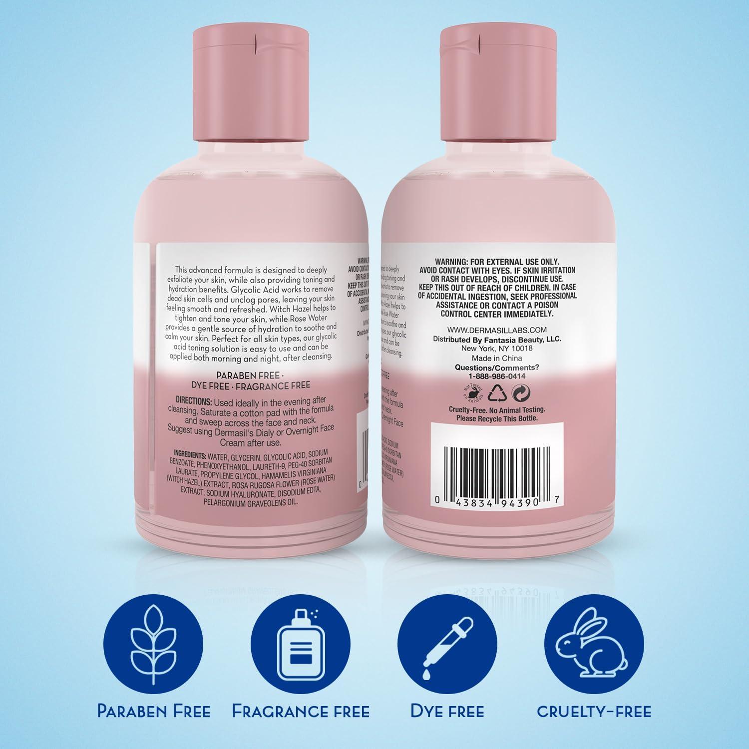 Tónico Exfoliante Facial Dermasil AHA 3-Pack 420 g