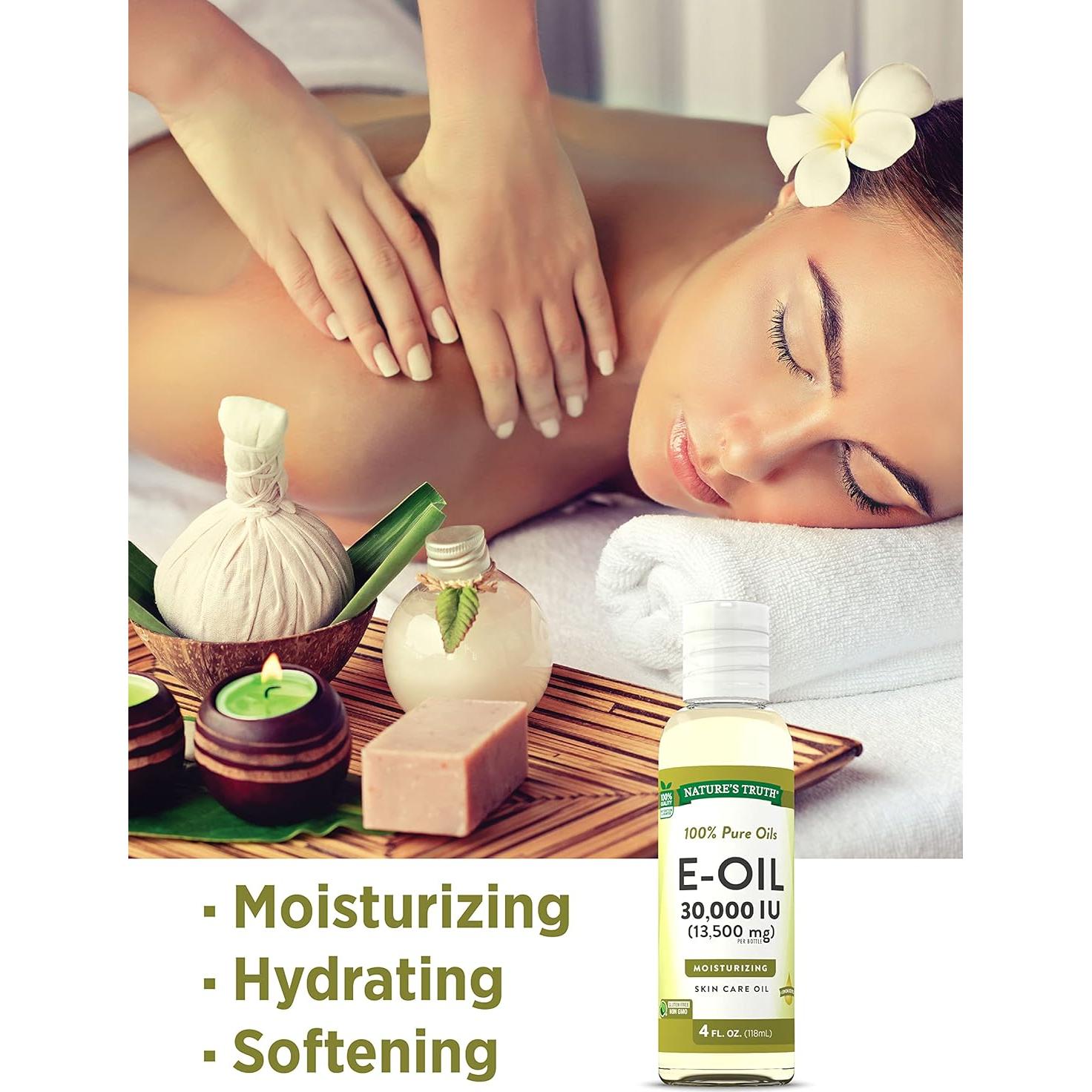 Aceite de Vitamina E Nature's Truth 118.3 ml Puro Hidratante