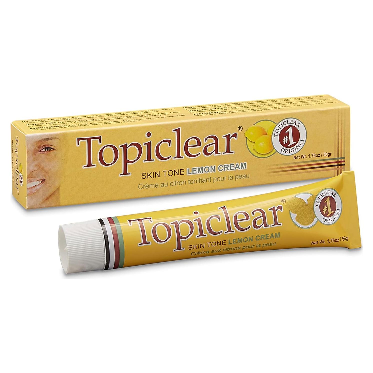 Crema de Limón Topiclear 50 g - Hidratante y Aclaradora