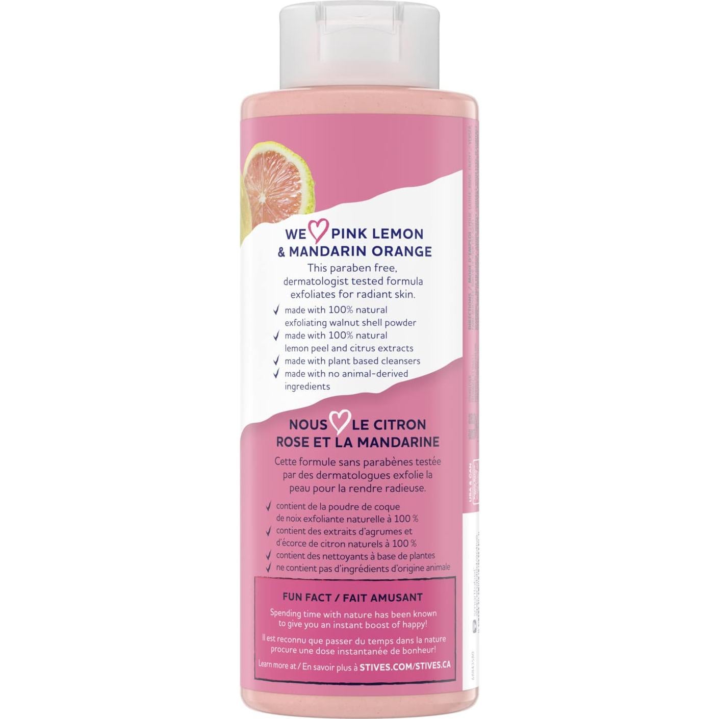 Gel de Ducha Exfoliante St. Ives Limón Rosa y Naranja 2-Pack 453g