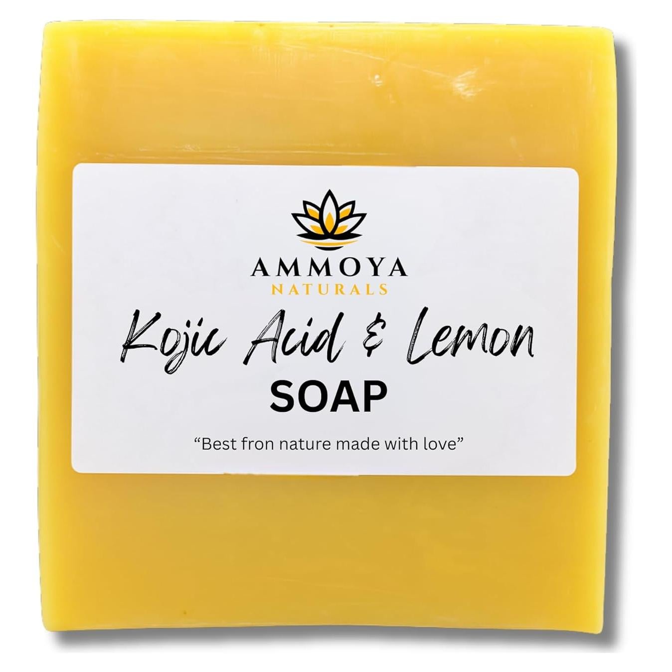 Jabón Revitalizante de Limón - Leche de Cabra con Kojic y Cúrcuma 112 g