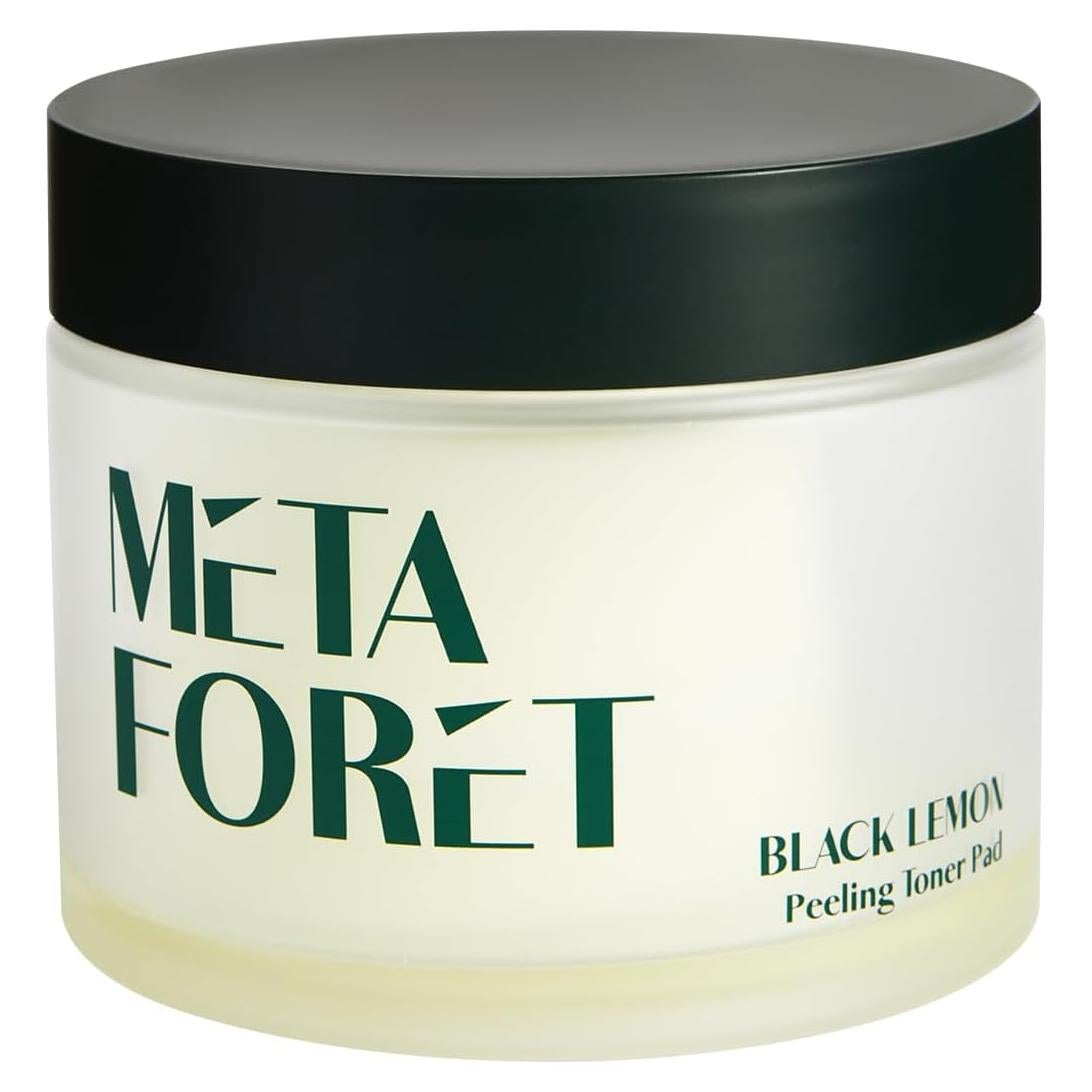 Pads Exfoliantes Faciales METAFORET Black Lemon 60 Hojas