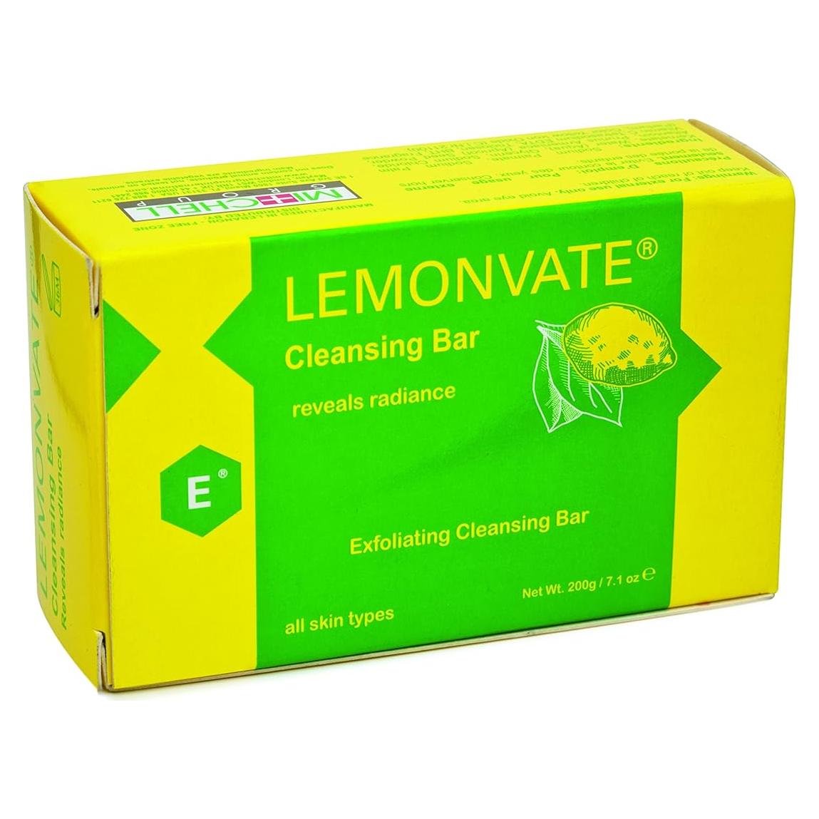 Jabón Exfoliante Vitamina C Lemonvate 200g Hidratante