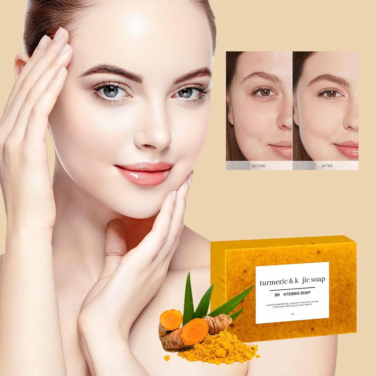 Jabón Ácido de Limón y Cúrcuma YINGQQ 8x5.5 cm Hidratante