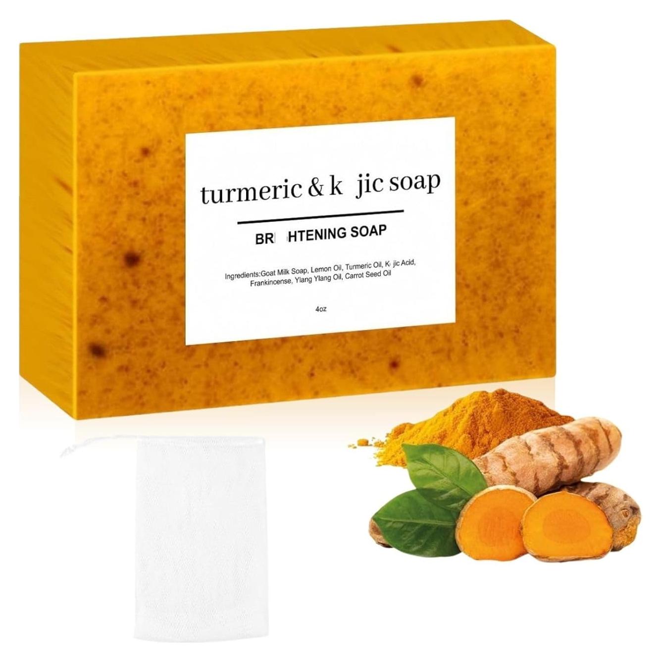 Jabón de Limón y Cúrcuma Weizhansushangmao 45g Hidratante