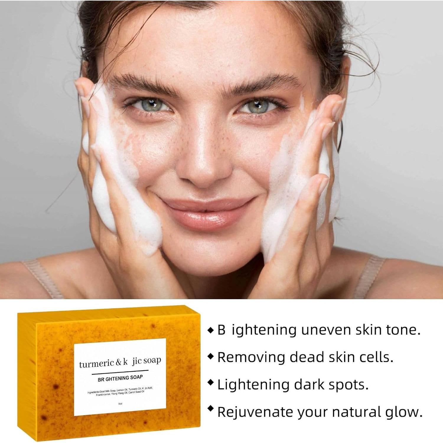 Jabón de Limón y Cúrcuma Weizhansushangmao 45g Hidratante