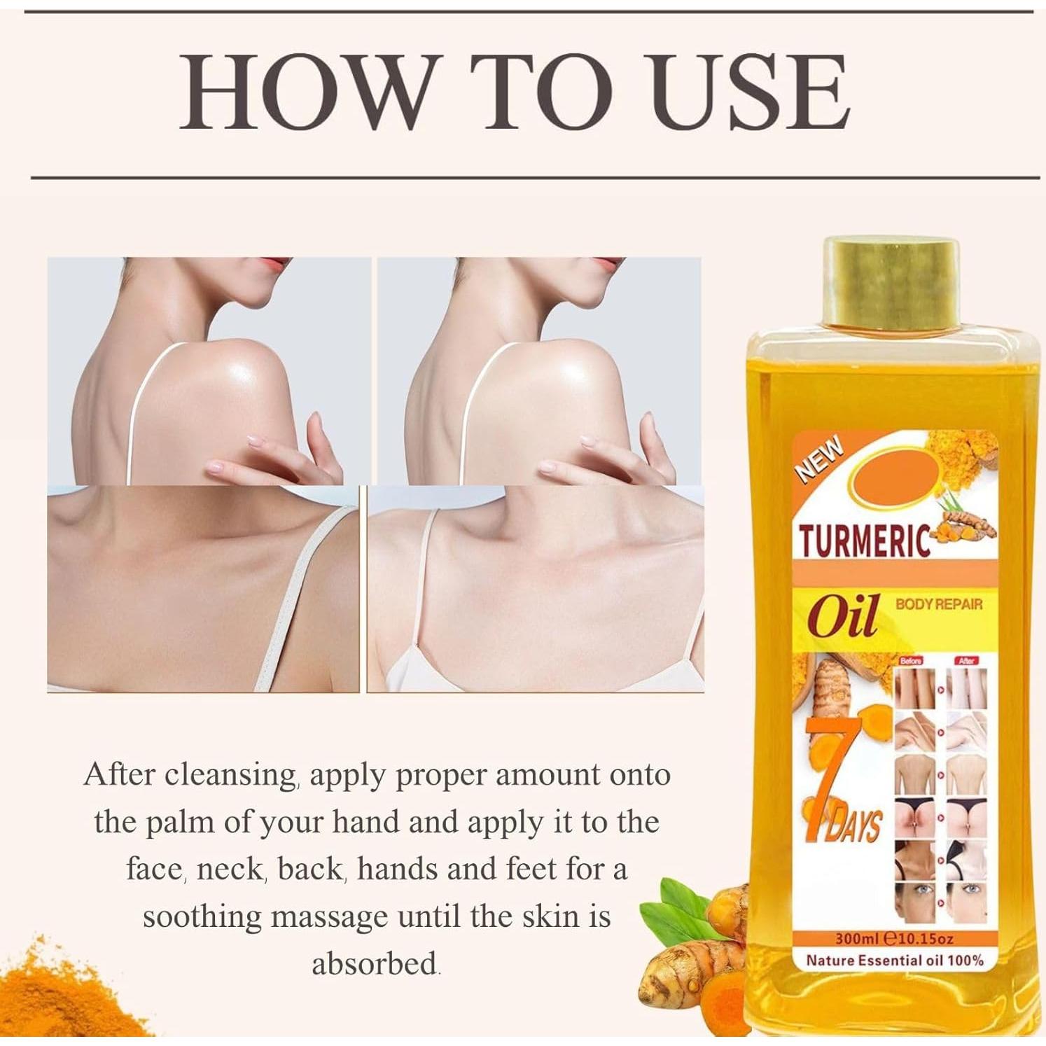 Juego de Jabón de Cúrcuma y Aceite Esencial Suave 7