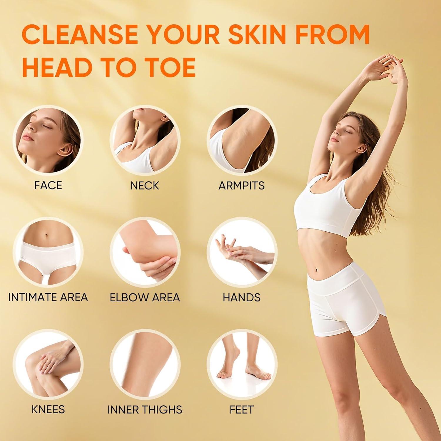 Set de Cuidado Facial de Cúrcuma 50 Discos + Jabón + Limpiador