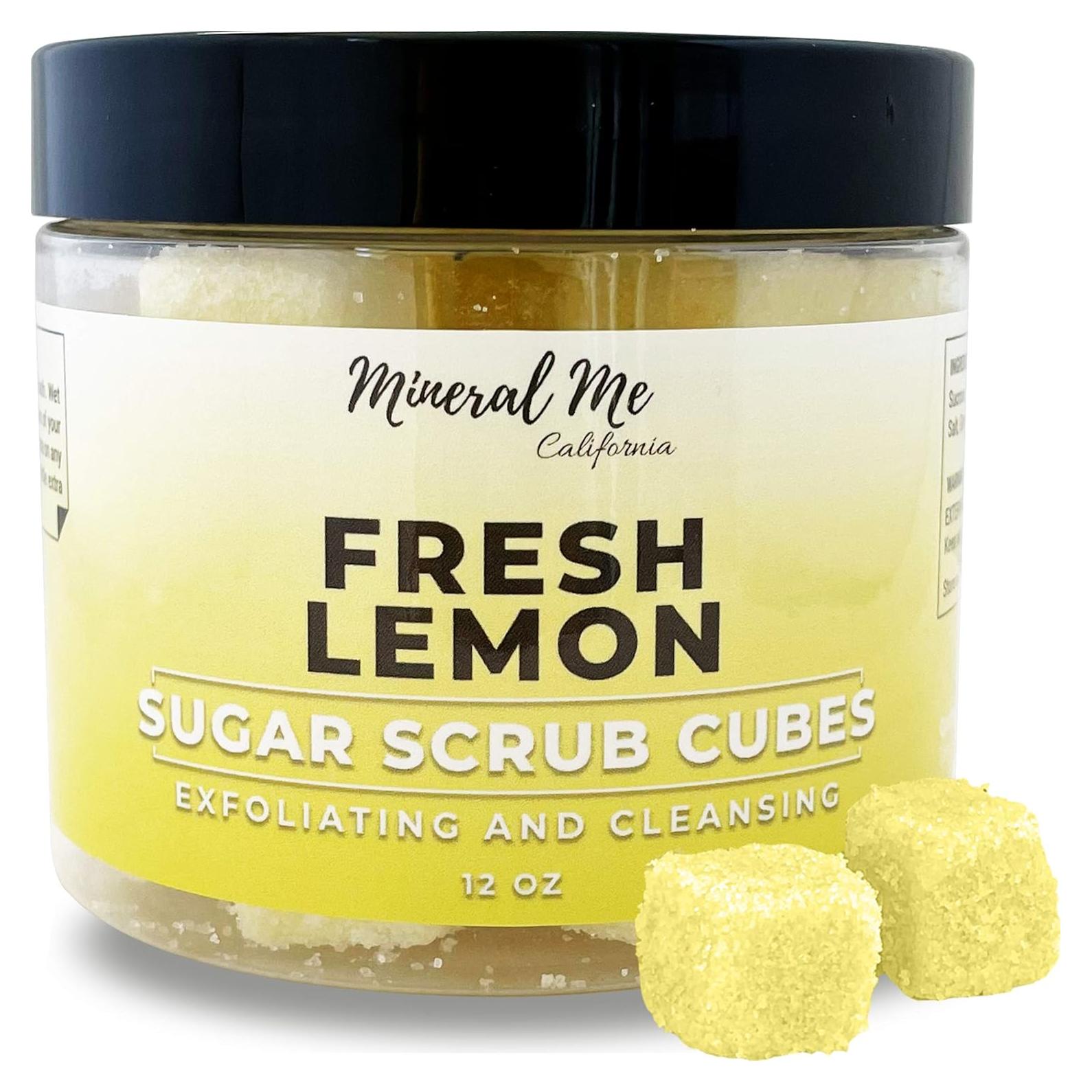 Exfoliante Corporal Mineral Me 340g Cubos Azúcar Limón Fresco