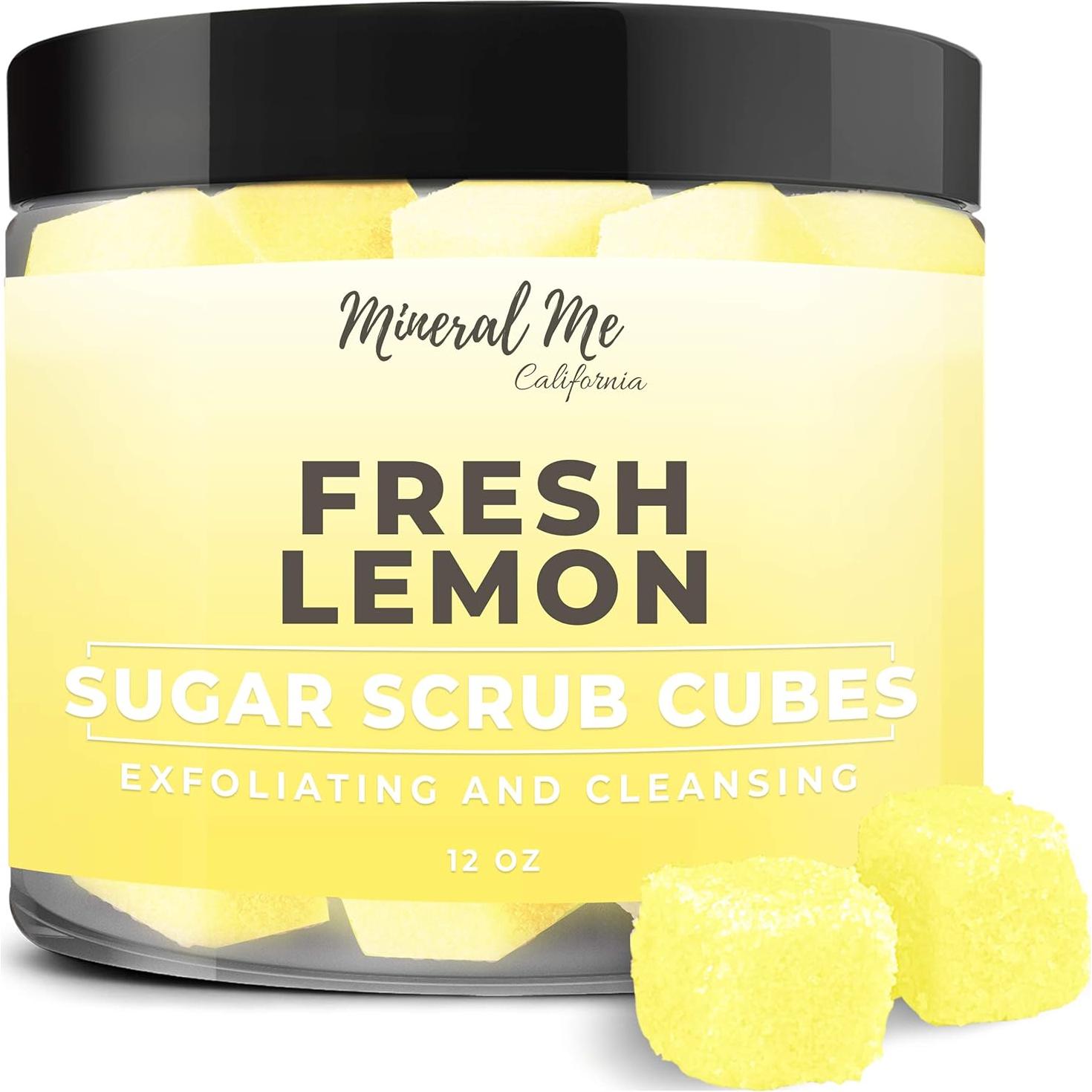 Exfoliante Corporal Mineral Me 340g Cubos Azúcar Limón Fresco