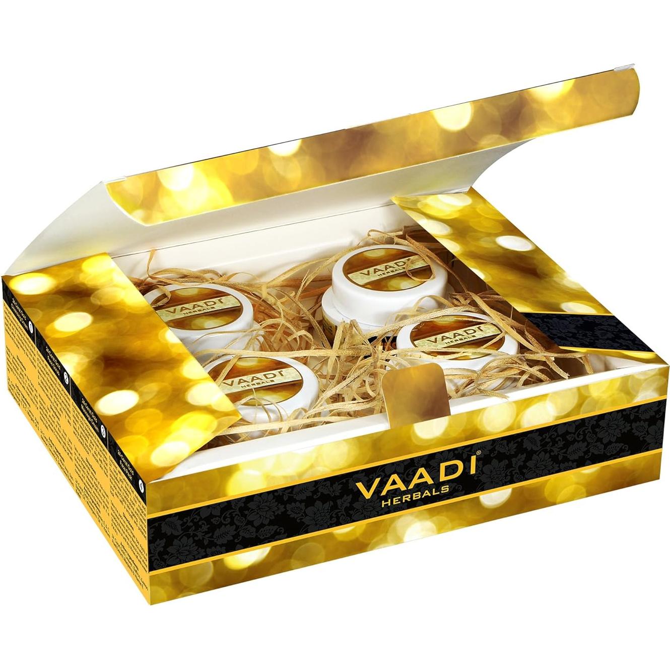 Kit Facial de Oro Vaadi Herbals - 4 Productos Naturales 70g