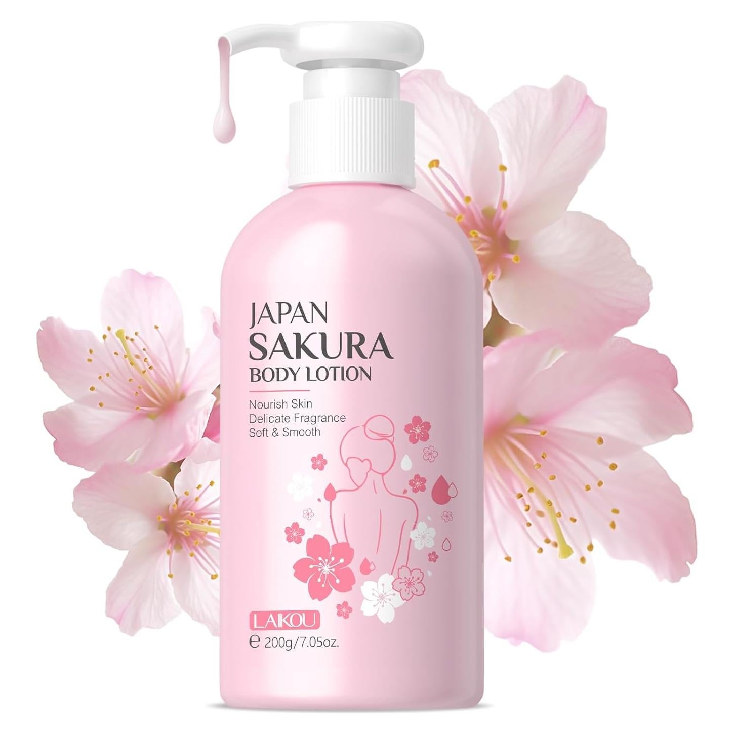 Loción Corporal Hidratante Sakura BSMKCL 200ml - Piel Suave