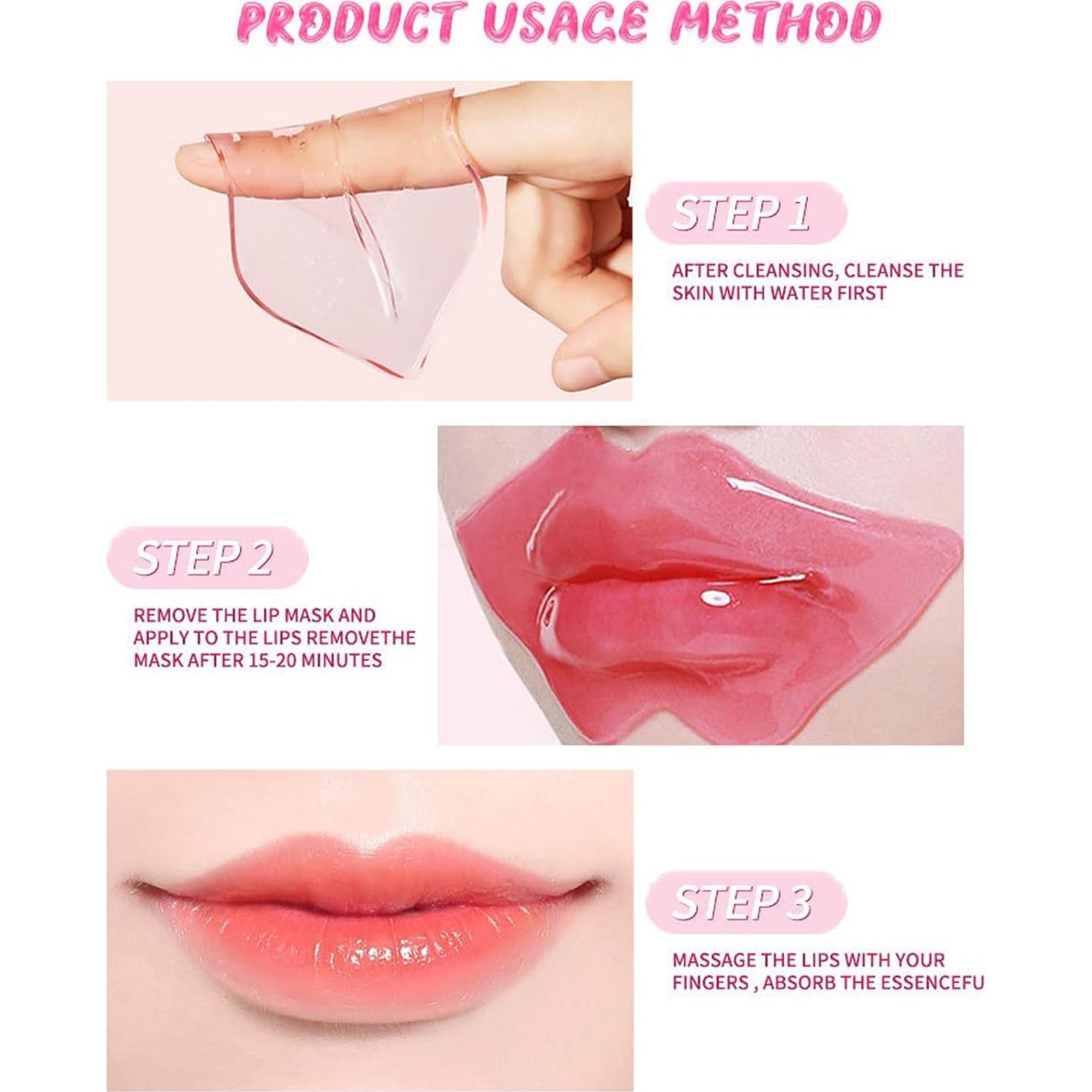 30 Pares de Mascarillas Hidratantes para Ojos y Labios Felico