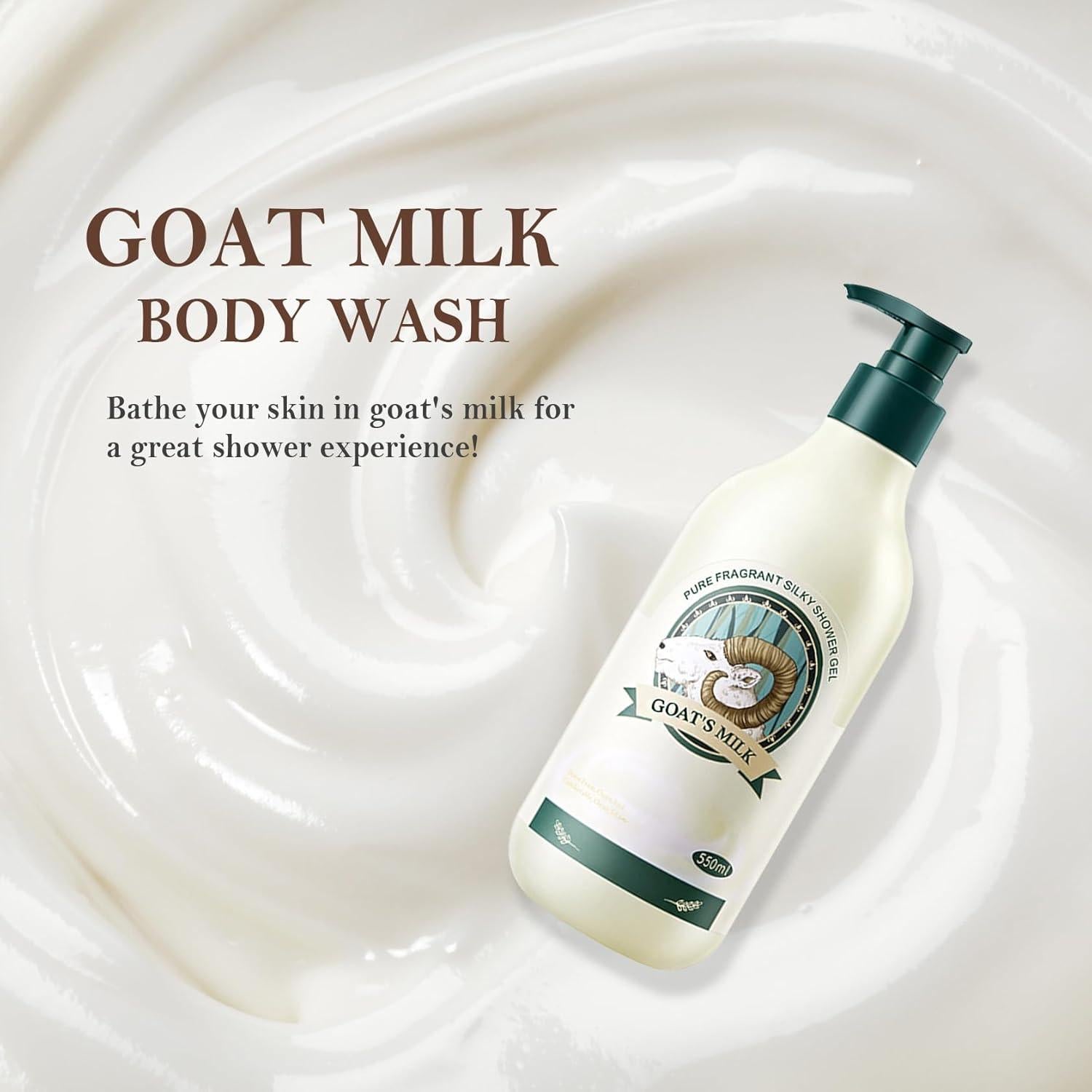 Gel de Ducha Hidratante Leche de Cabra DWDiWen 550 ML