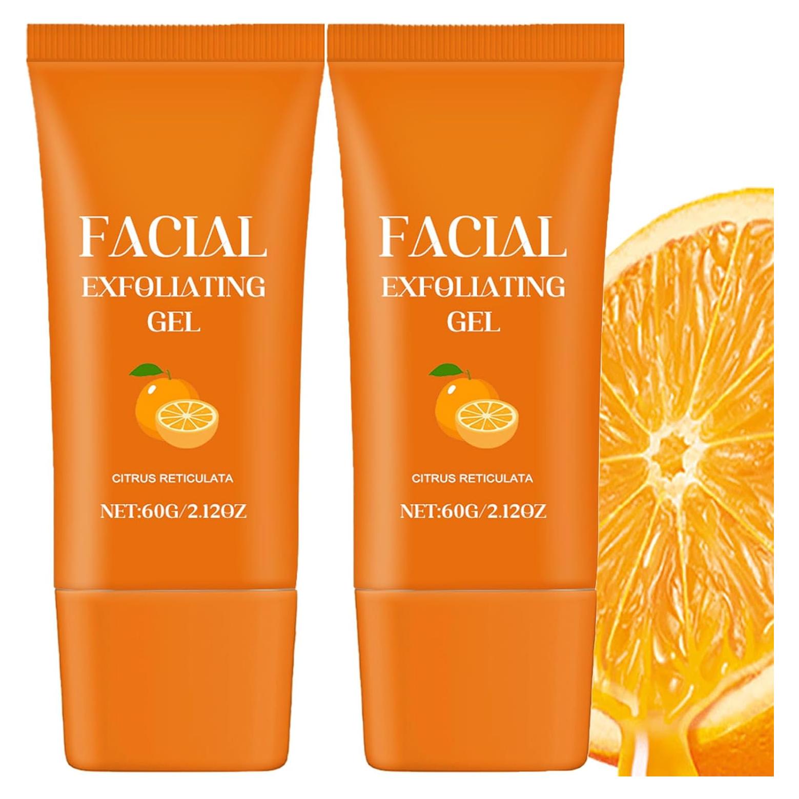 Gel Exfoliante Facial Aacnre Naranja 60g Hidratante Enzimático