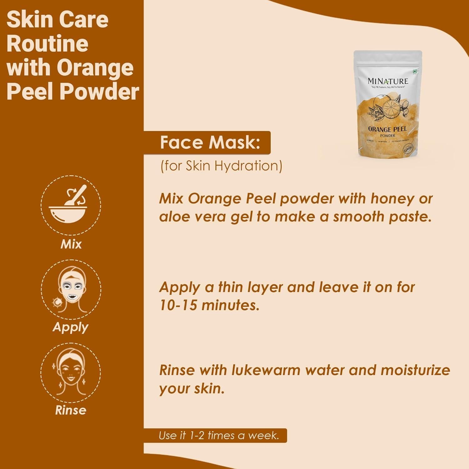 Polvo de Cáscara de Naranja mi naturaleza 227 g Vegano Natural