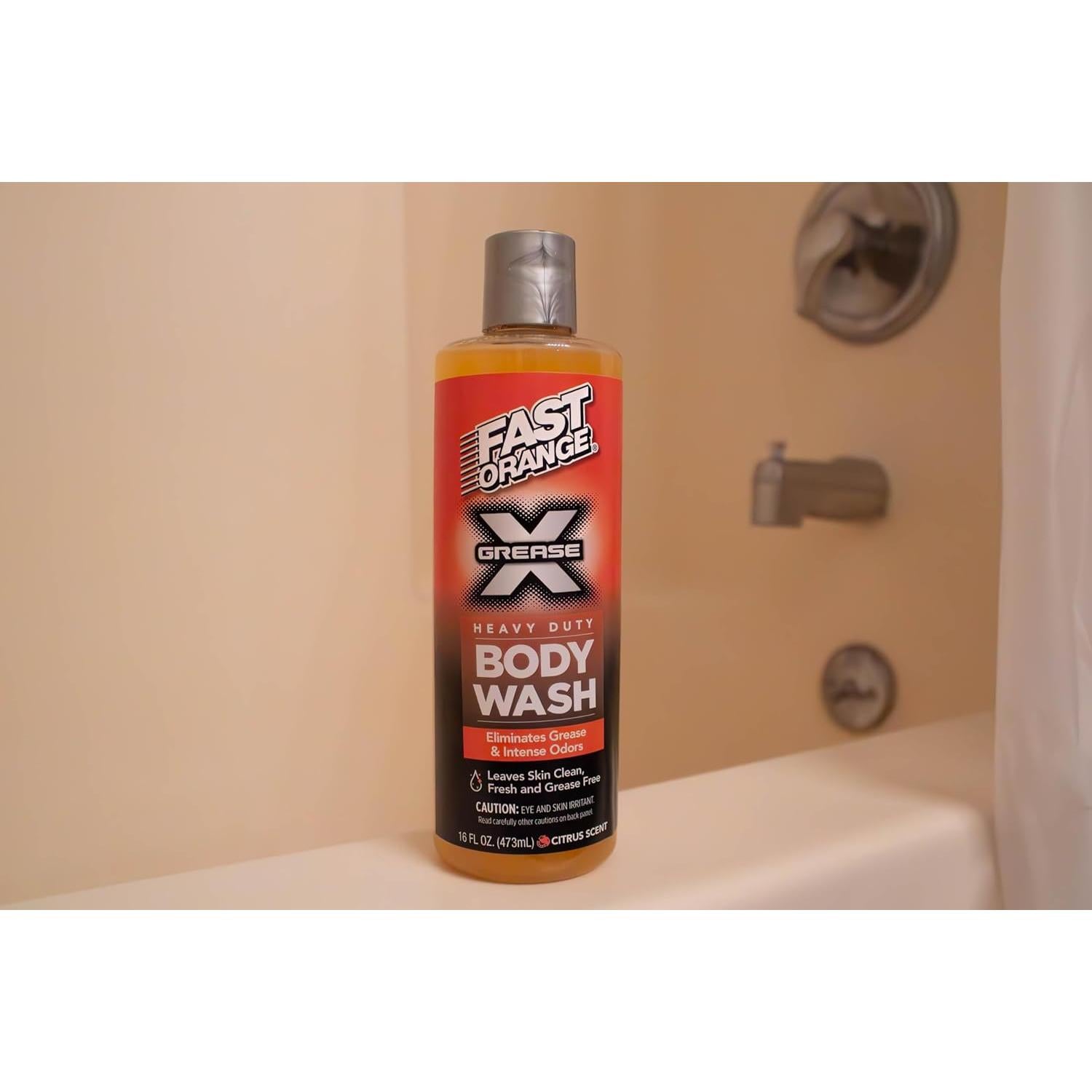 Jabón Corporal Fast Orange Grease X 16 Oz - Exfoliante Hidratante