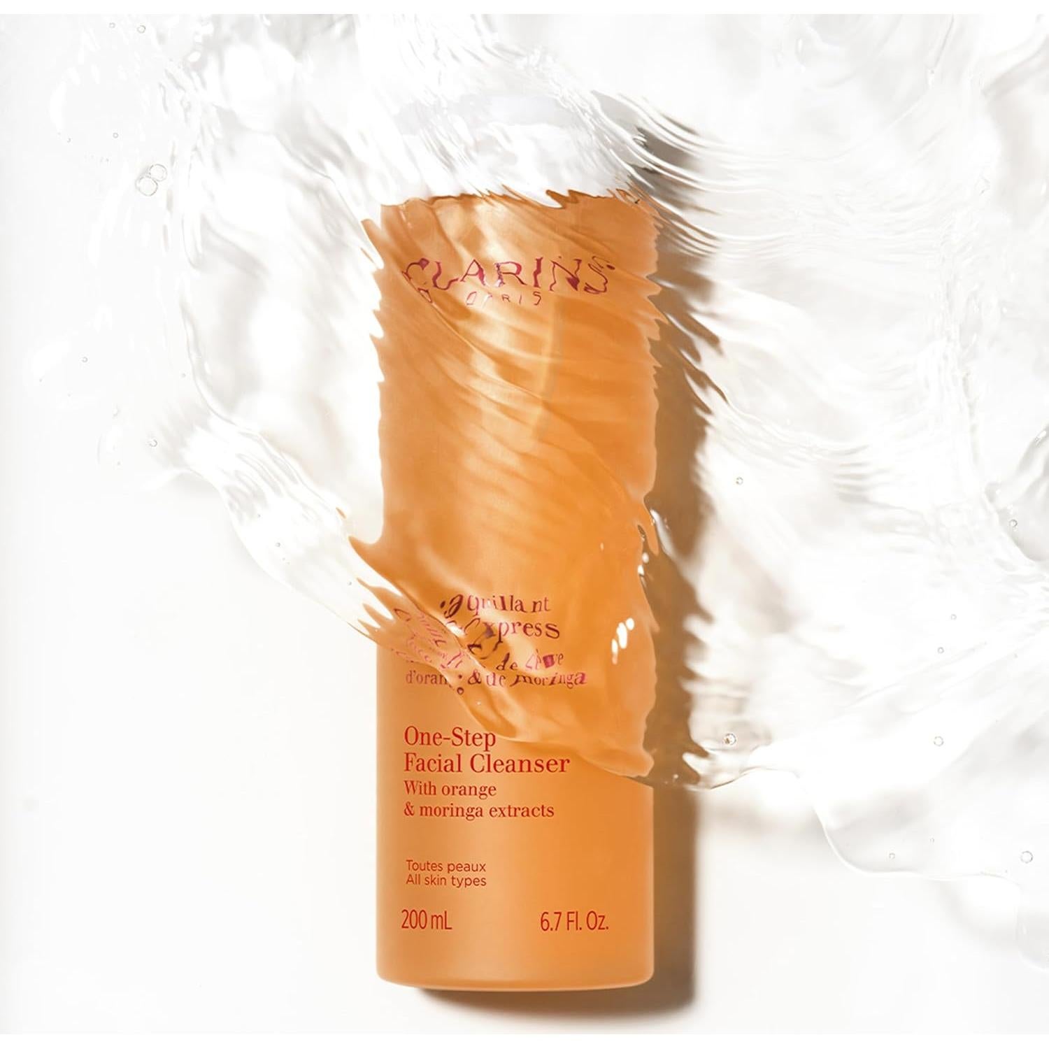 Limpiador Facial 2 en 1 Clarins 200 ml - Exfoliante y Desmaquillante