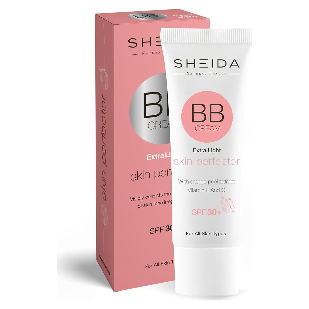 BB Cream Sheida Extra Ligero SPF 30+ Vitamina E y C 48g