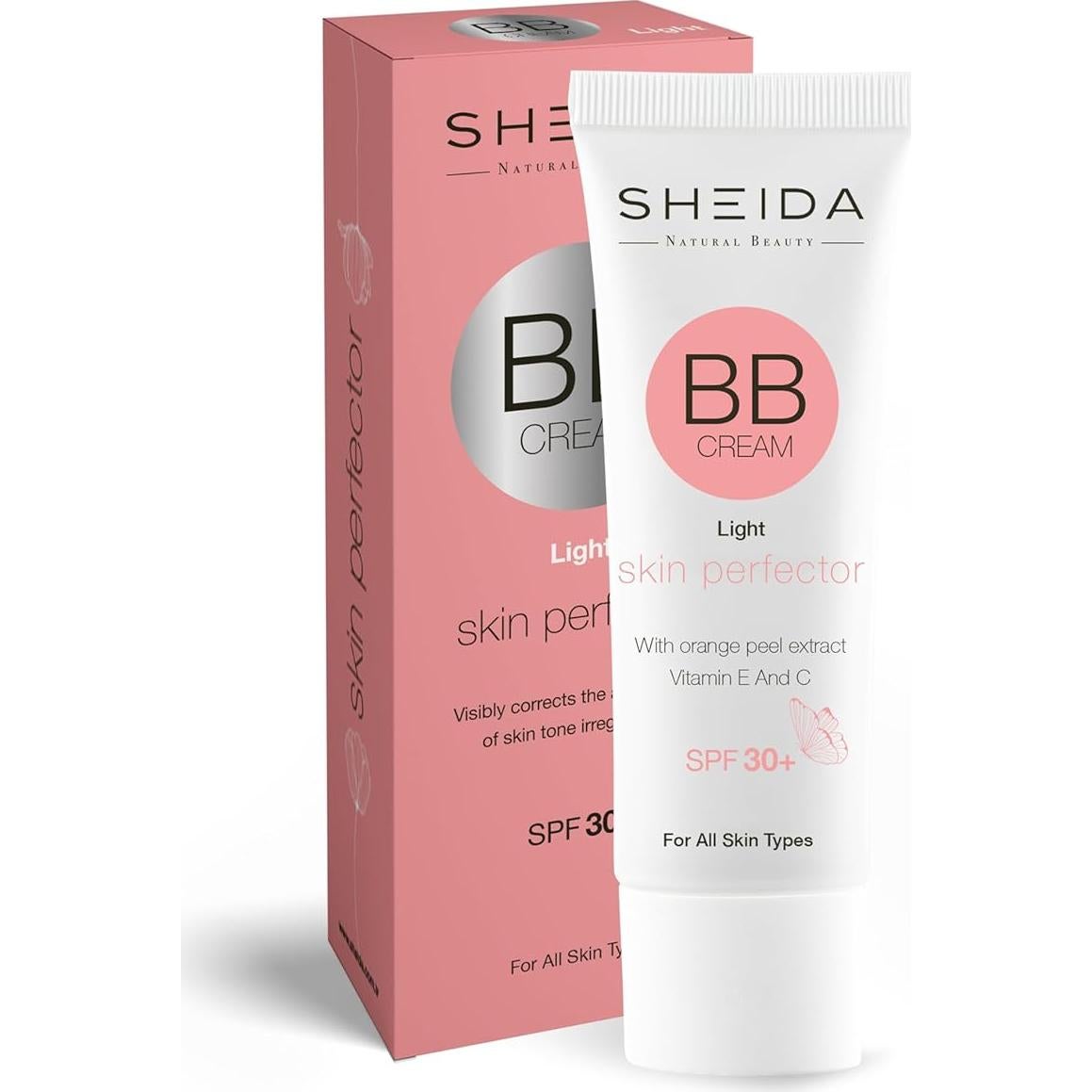 BB Cream Sheida Extra Ligero SPF 30+ Vitamina E y C 48g