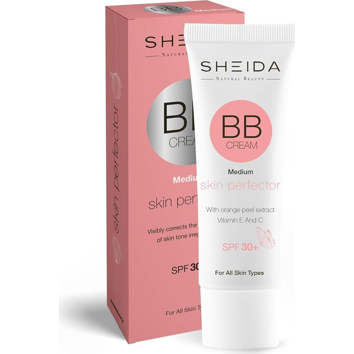 BB Cream Sheida Extra Ligero SPF 30+ Vitamina E y C 48g