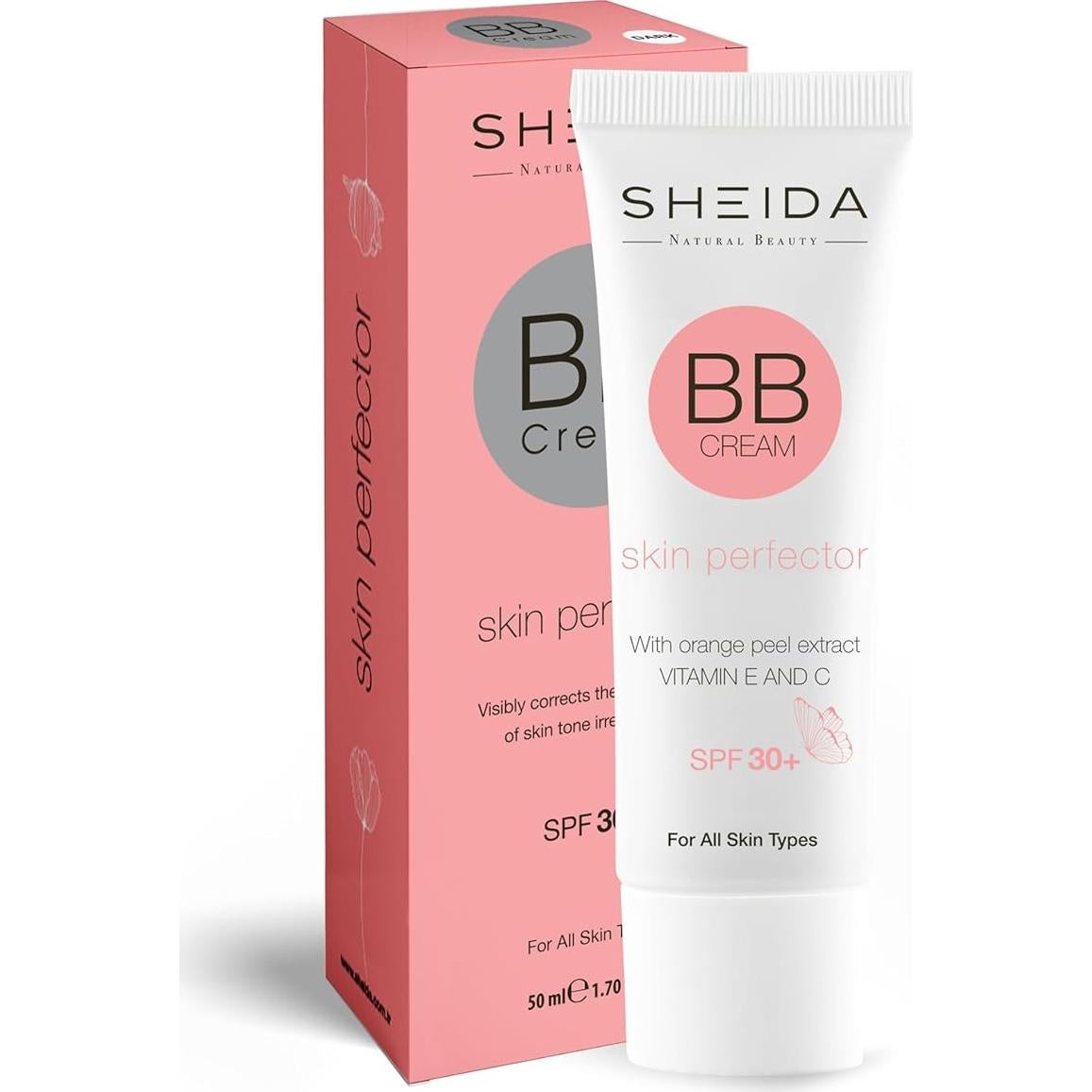 BB Cream Sheida Extra Ligero SPF 30+ Vitamina E y C 48g
