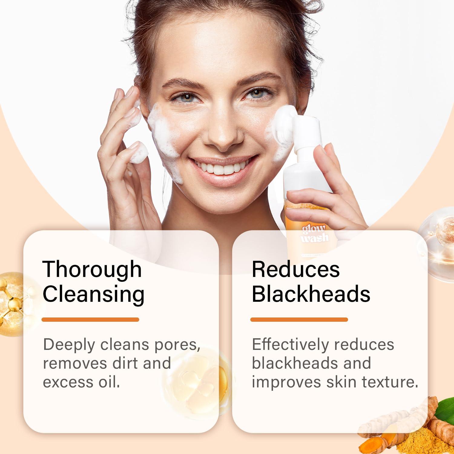 Limpiador Facial de Cúrcuma Tbexem + Almohadillas Naturales 1 Set