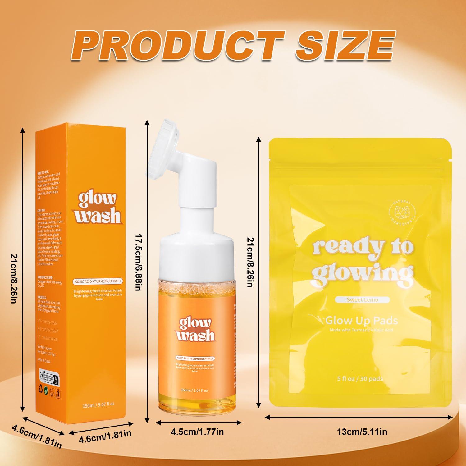 Limpiador Facial de Cúrcuma Tbexem + Almohadillas Naturales 1 Set