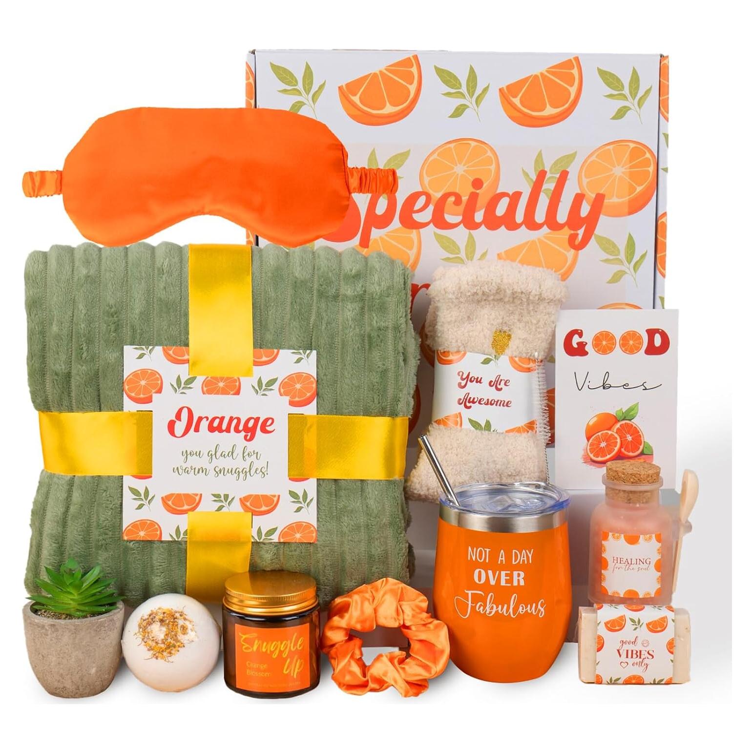 Cesta de Regalo de Cuidado Personal Otoñal para Mujeres