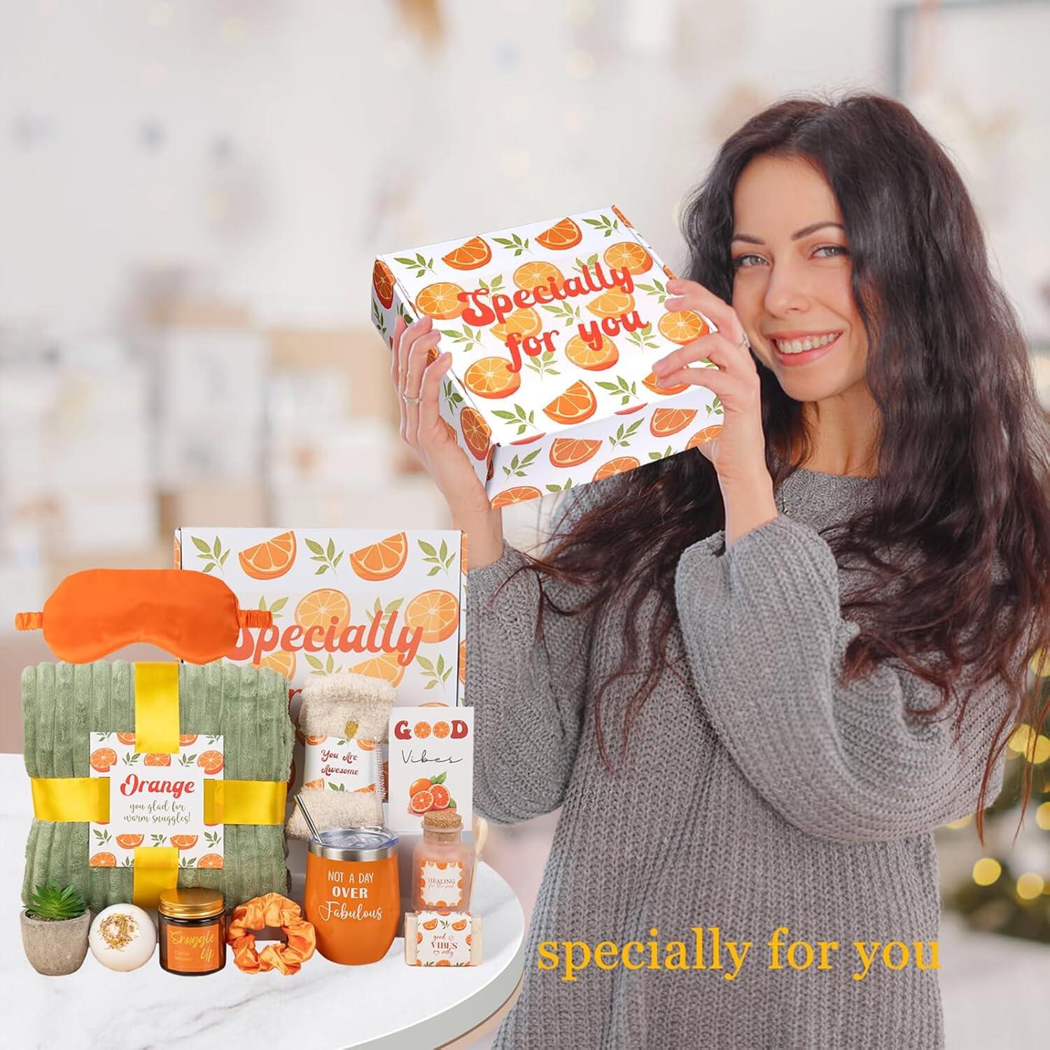 Cesta de Regalo de Cuidado Personal Otoñal para Mujeres