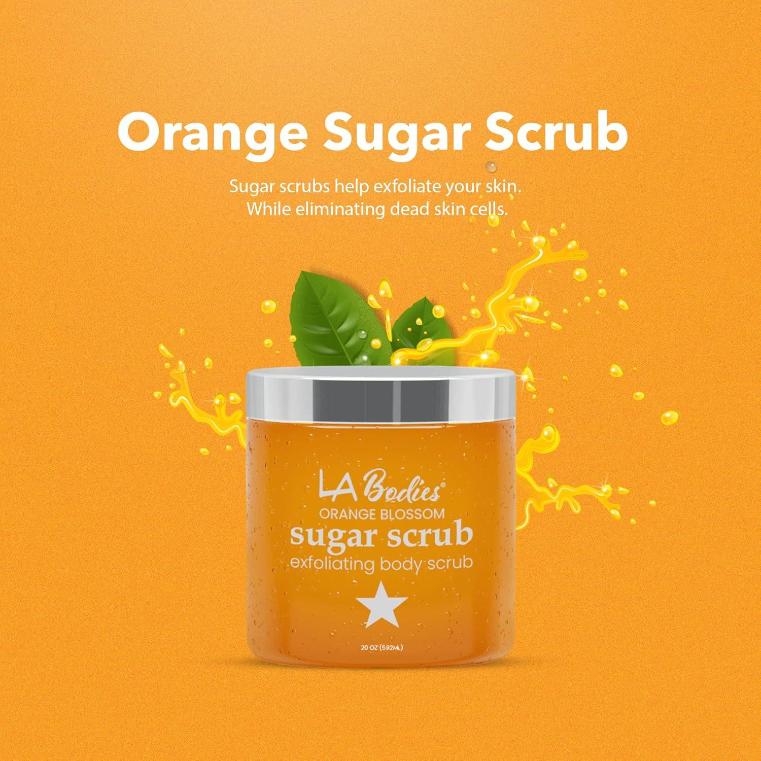 Exfoliante Corporal LA Bodies Azúcar Flor de Naranjo 592 mL