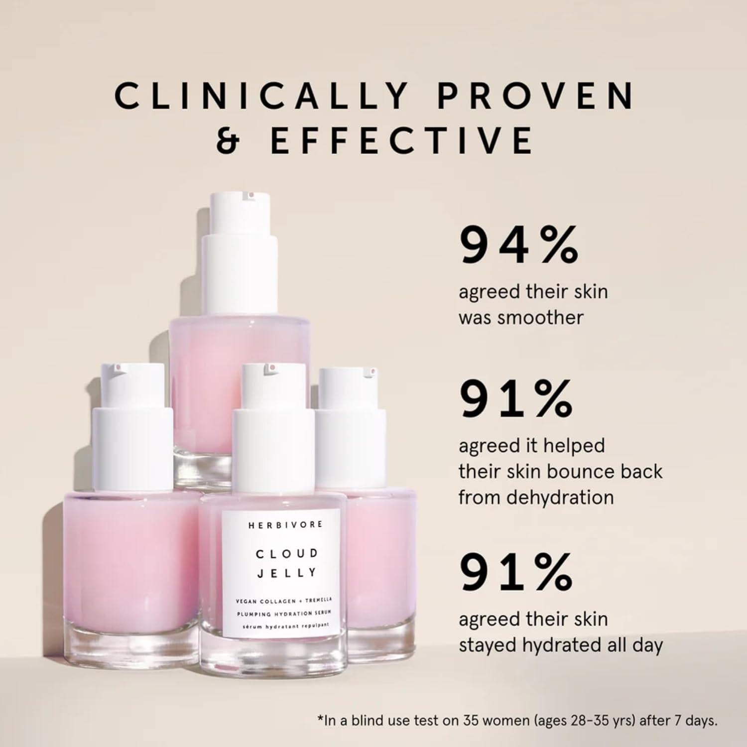 Sérum Hidratante Plump Herbivore 30 mL - Hongo Tremella