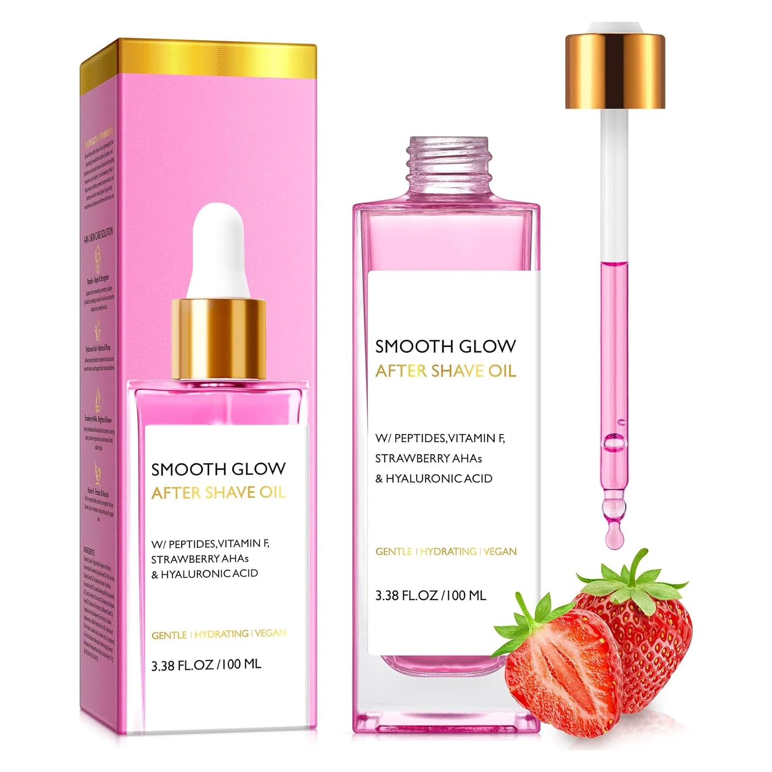 Aceite After Shave Premium WeiWeiLa 100ml para Mujeres - AHA Fresa