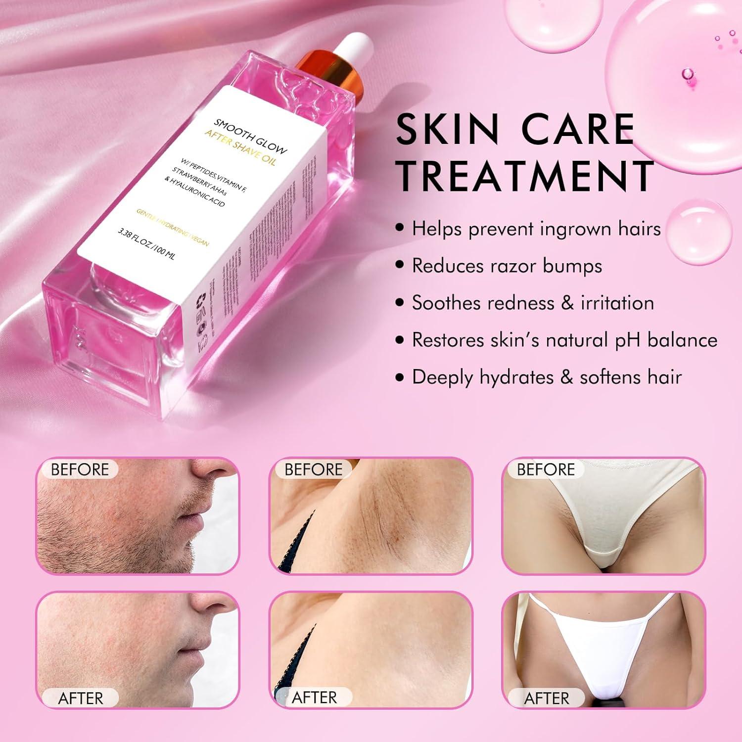 Aceite After Shave Premium WeiWeiLa 100ml para Mujeres - AHA Fresa