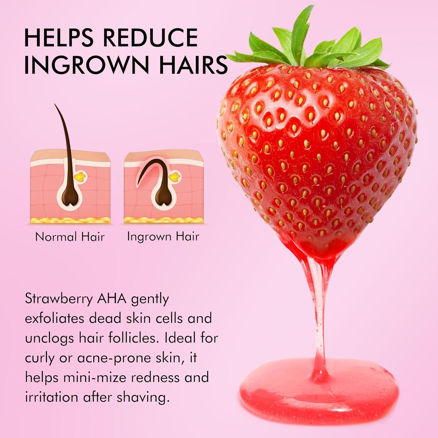 Aceite After Shave Premium WeiWeiLa 100ml para Mujeres - AHA Fresa