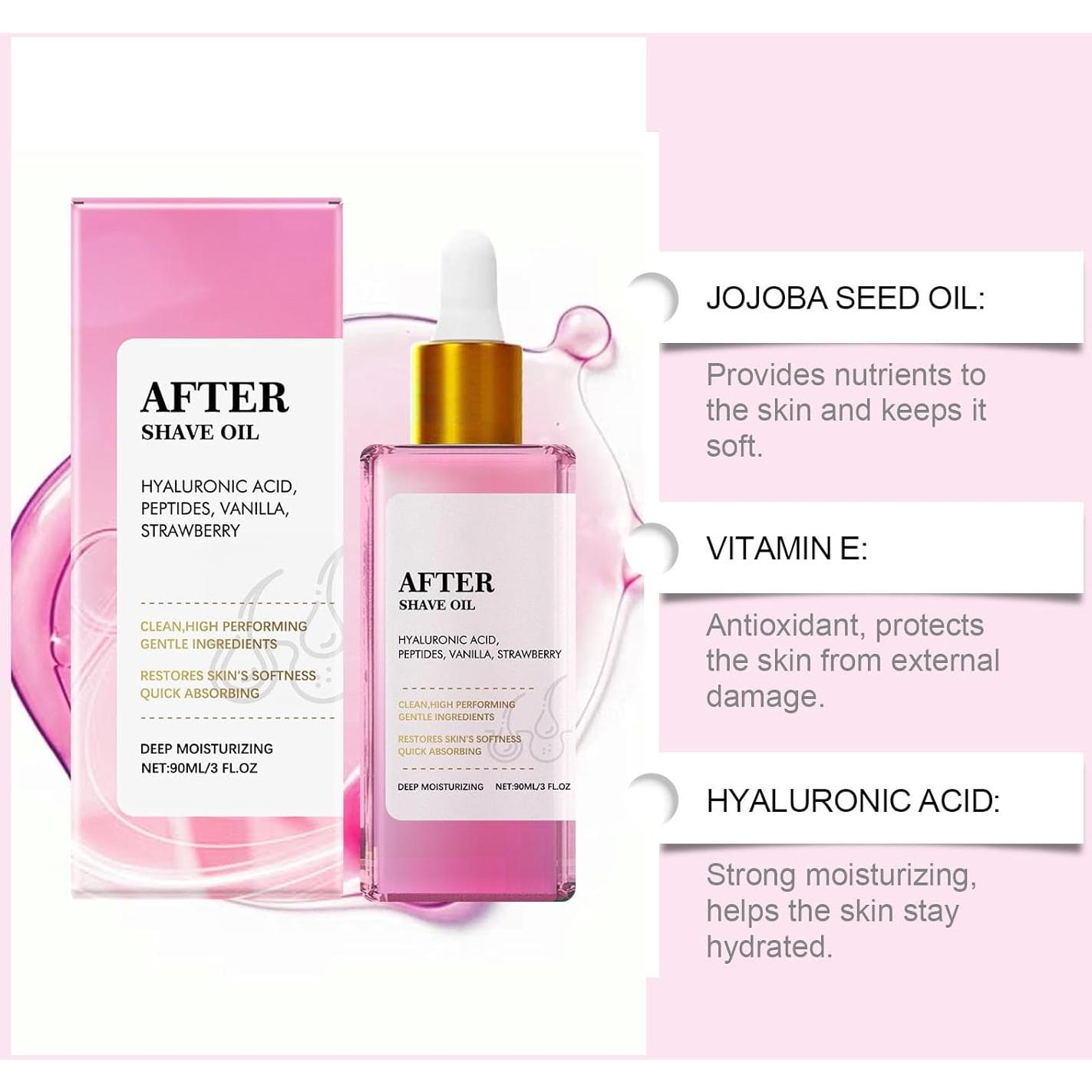 Aceite After Shave Fresa Yniquet 89 ml - Hidrata y Calma Piel