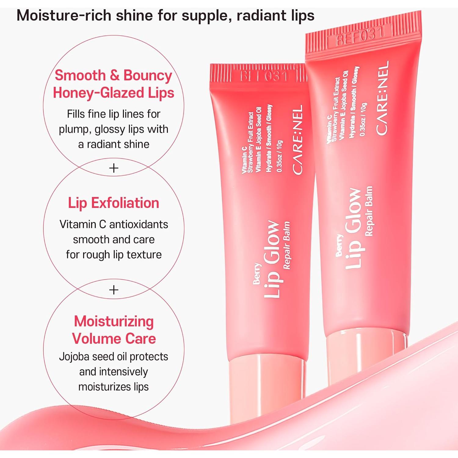 Bálsamo Labial Reparador CARE:NEL Berry Lip Glow 9.86 g