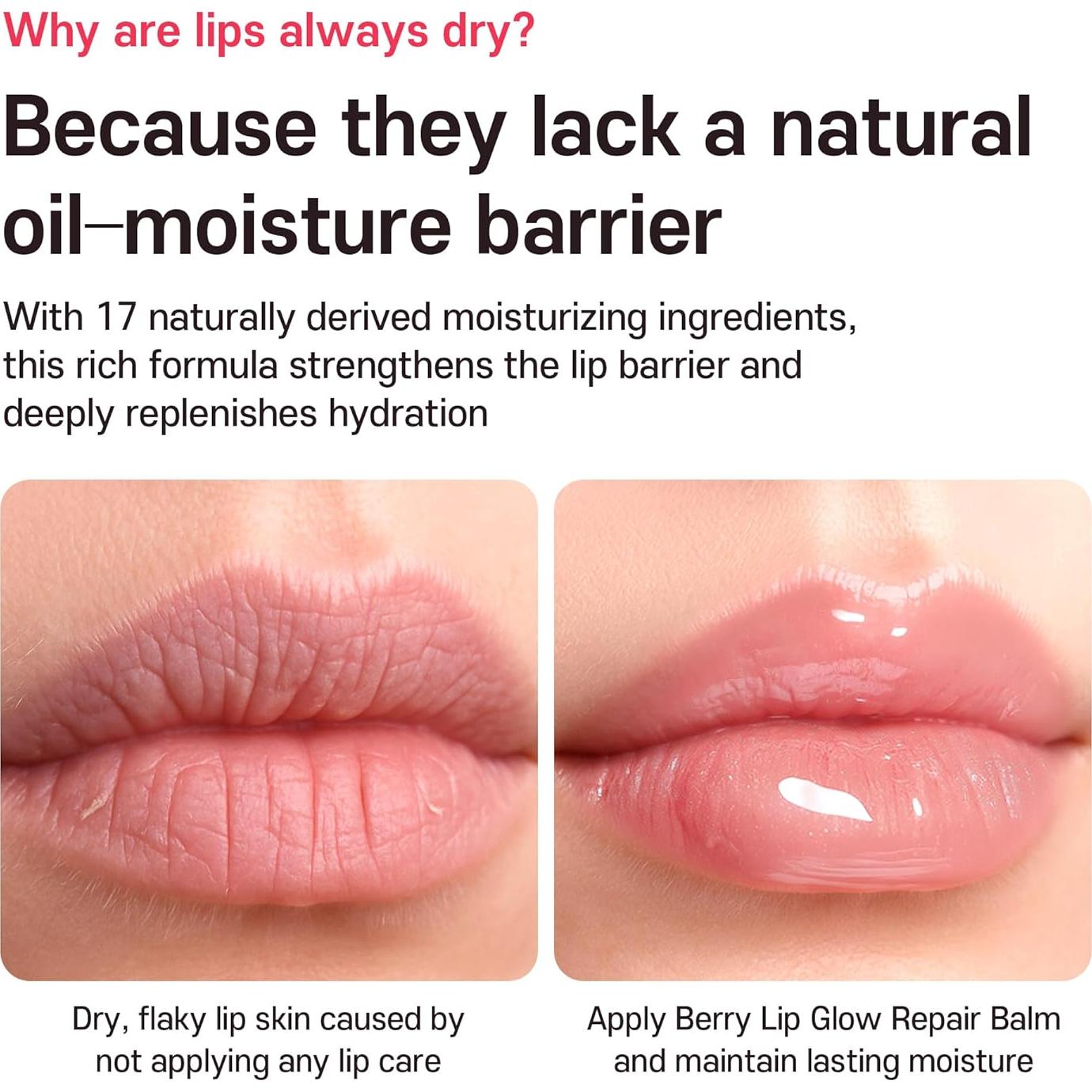 Bálsamo Labial Reparador CARE:NEL Berry Lip Glow 9.86 g