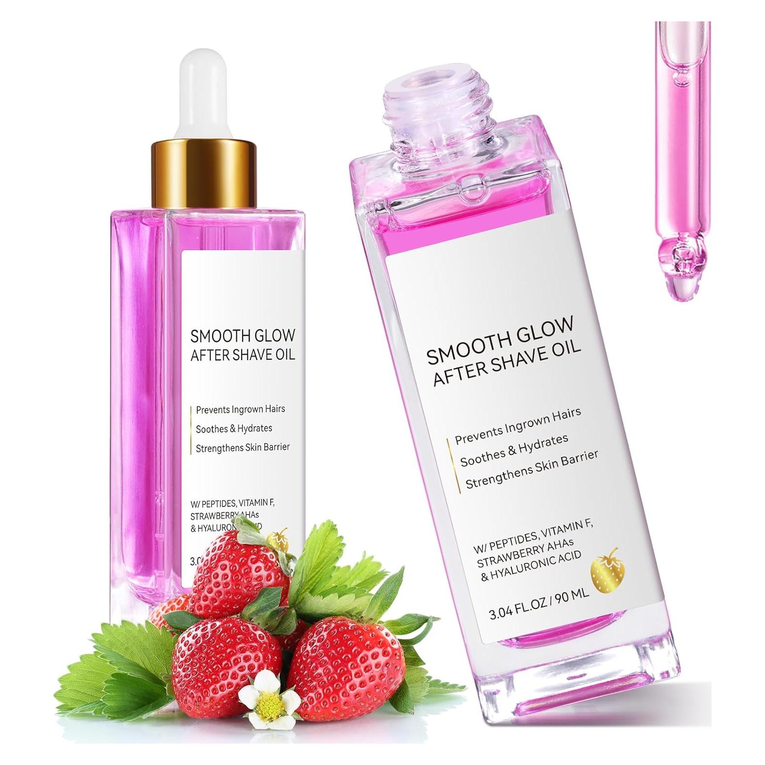 Aceite After Shave Fresa 90 ML - Hidratante y Calmante