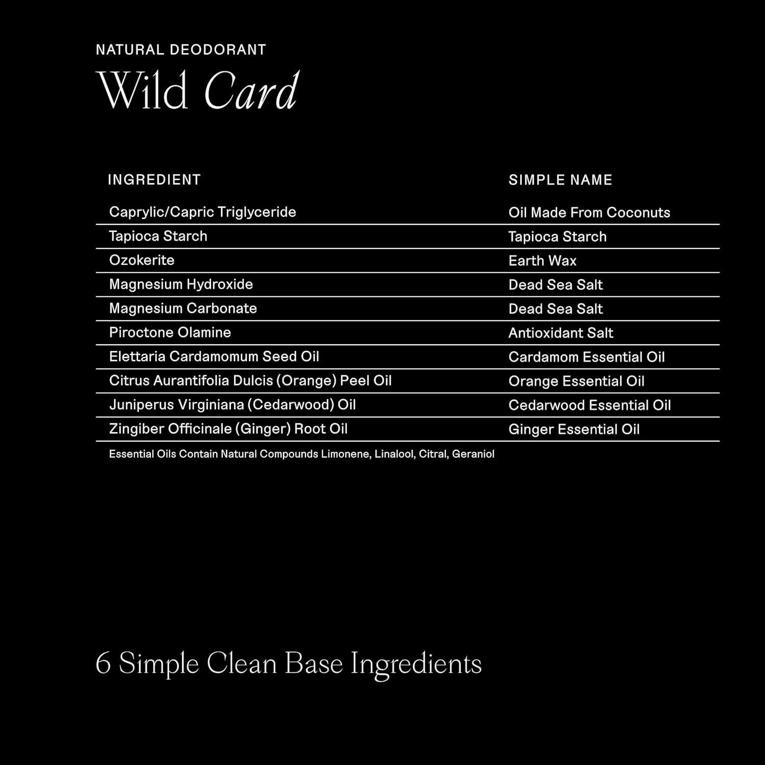 Desodorante Natural Cada Uno y Cada Uno 70g - Cardamomo y Jengibre