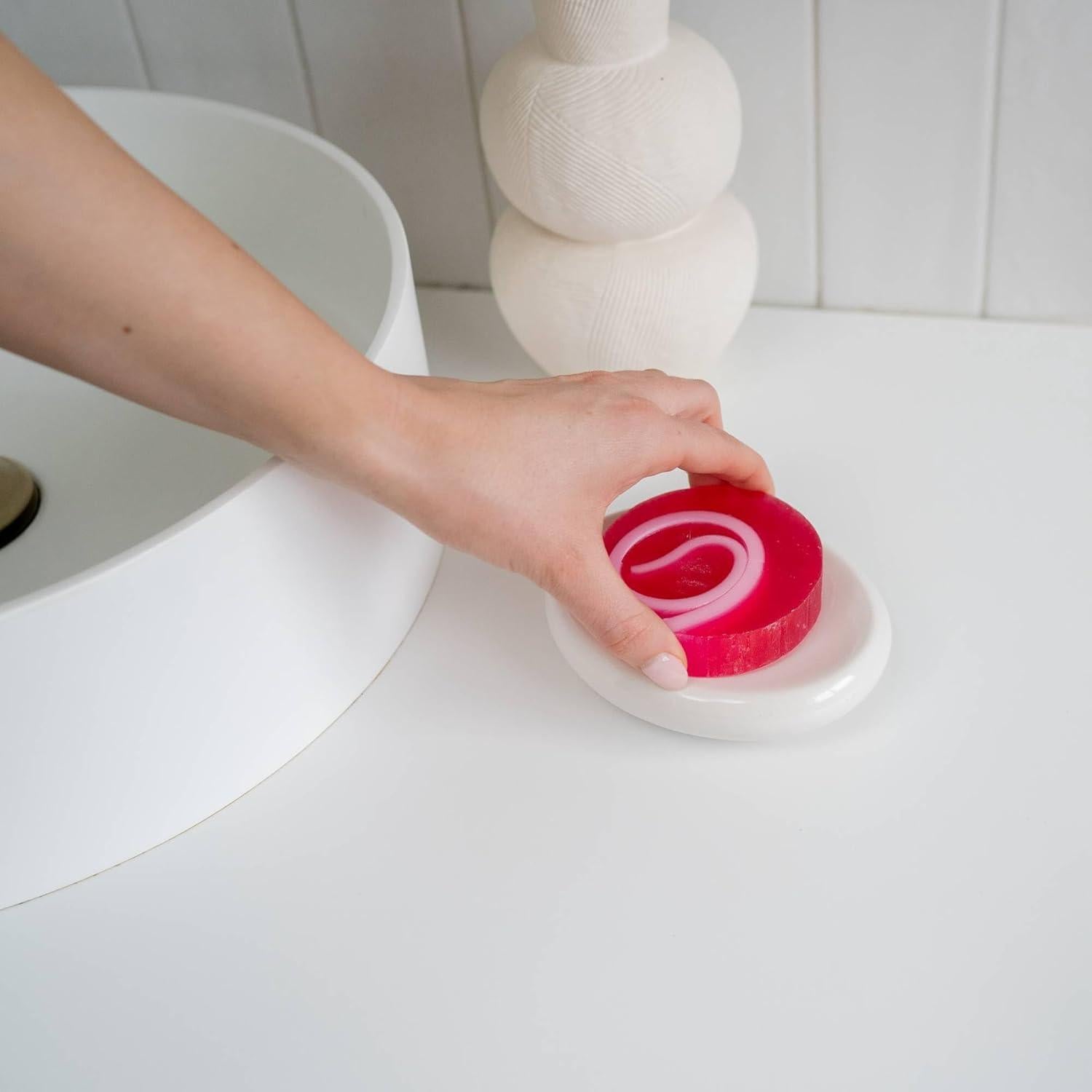 Jabón Artesanal Anihana Paquete de 3 - 120g Aroma Frambuesa