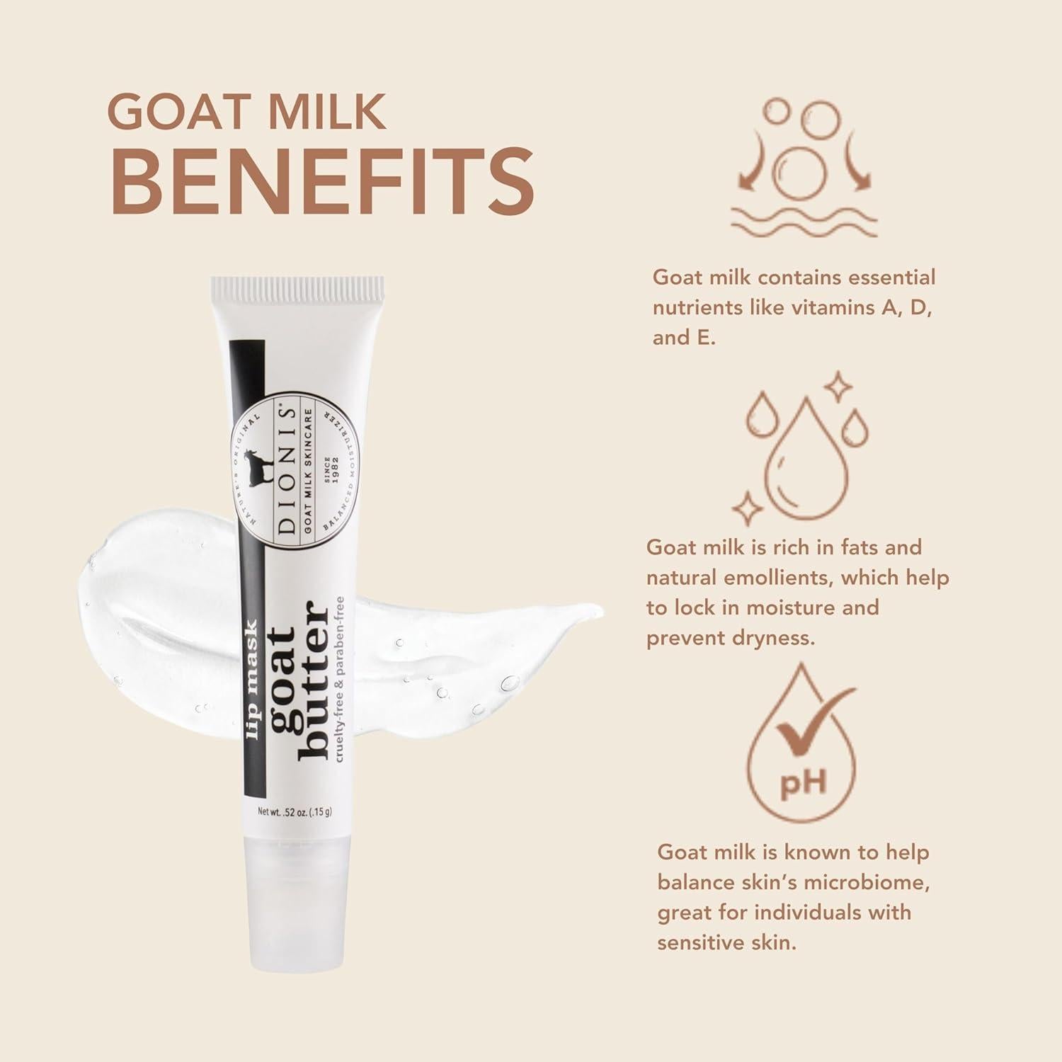 Máscara de Labios Dionis de Mantequilla de Cabra 32g - Frambuesa