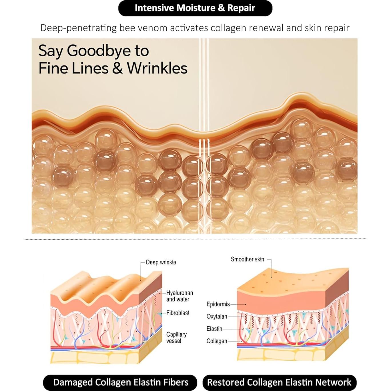 Crema Antienvejecimiento Skyoyo con Veneno de Abeja 91g