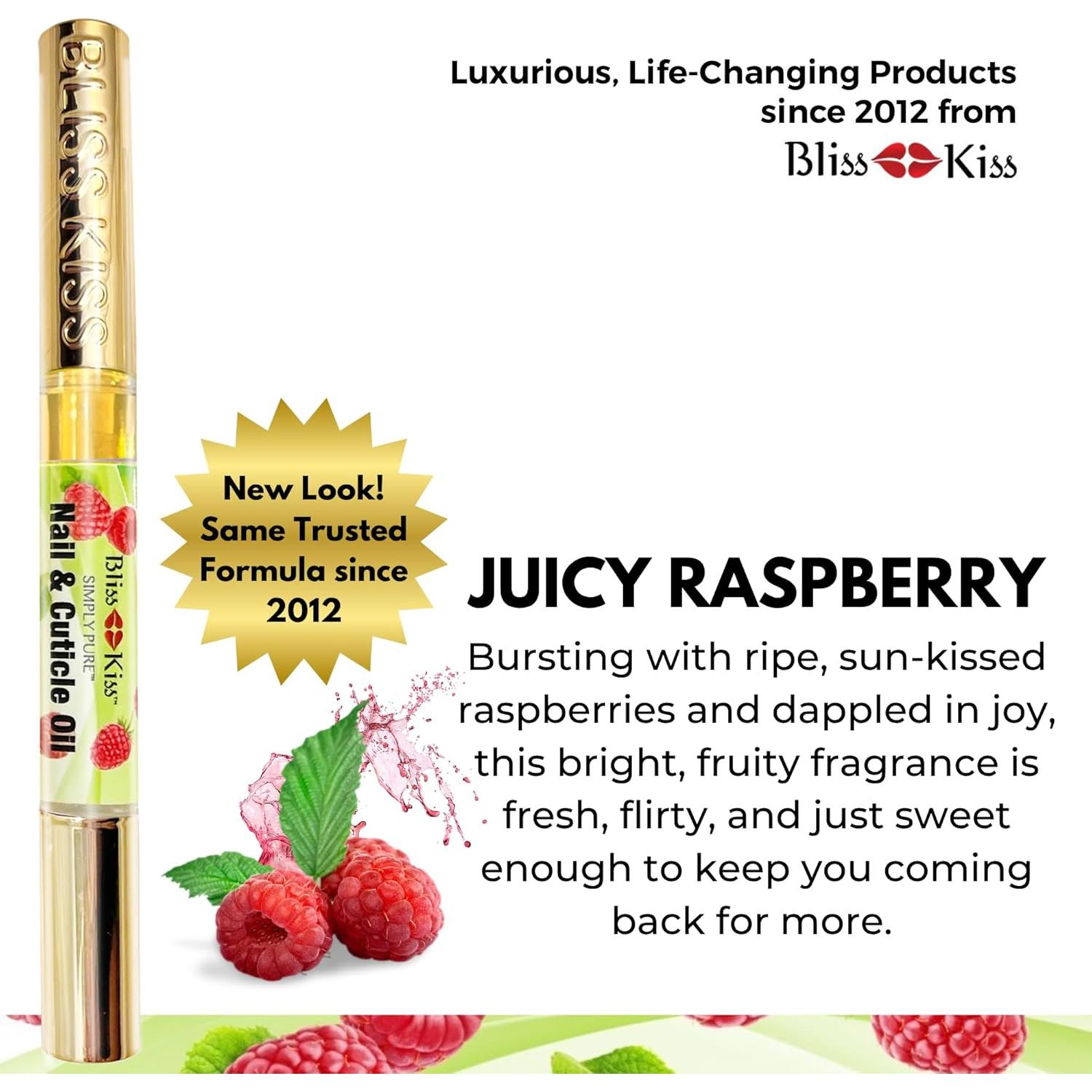 Bolígrafo de Aceite para Uñas Bliss Kiss Frambuesa 12.7cm